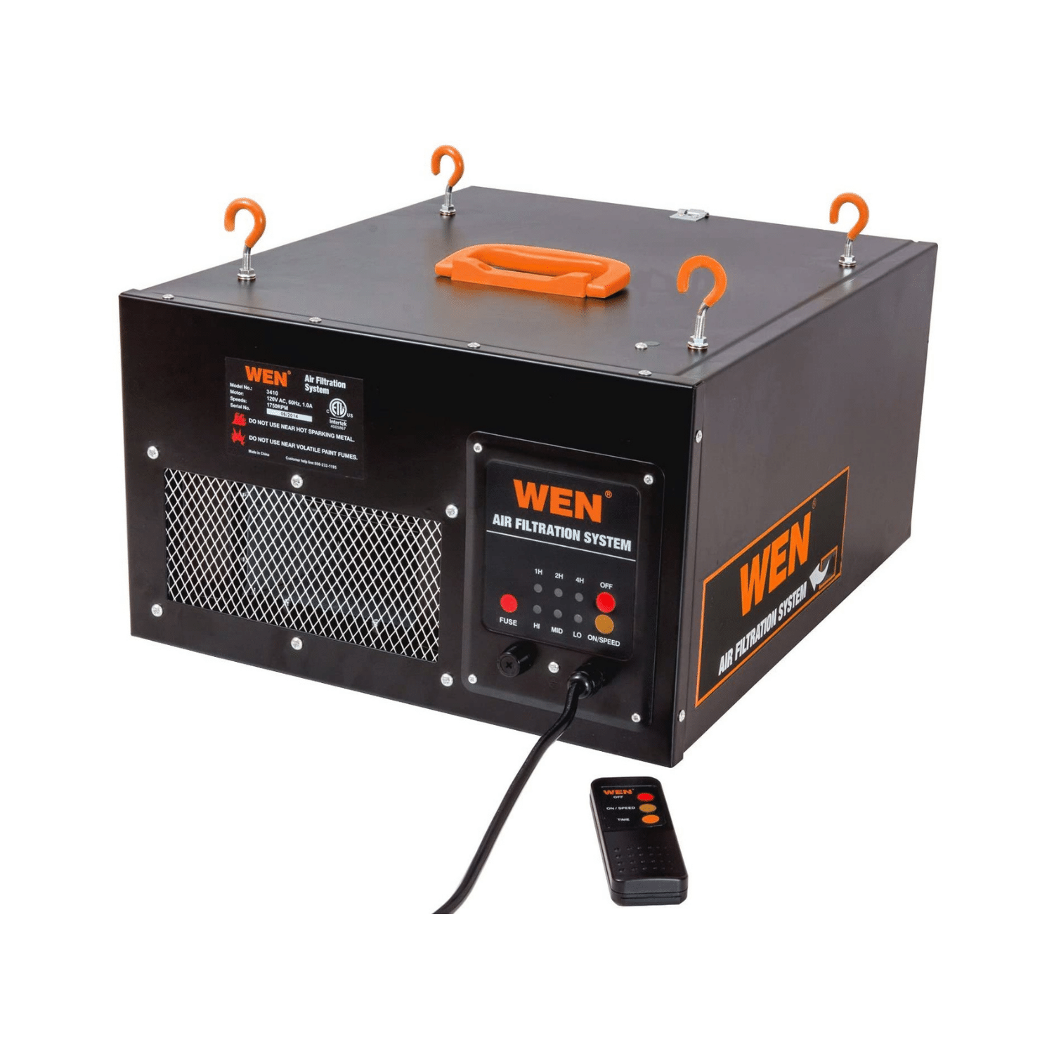 Wen 3410 3-Speed Remote-Controlled Air Filtration System