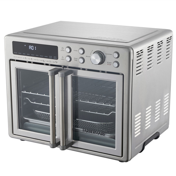 Farberware Brand 25L 6-Slice Toaster Oven with Air Fry. French Door. FW12-100024316