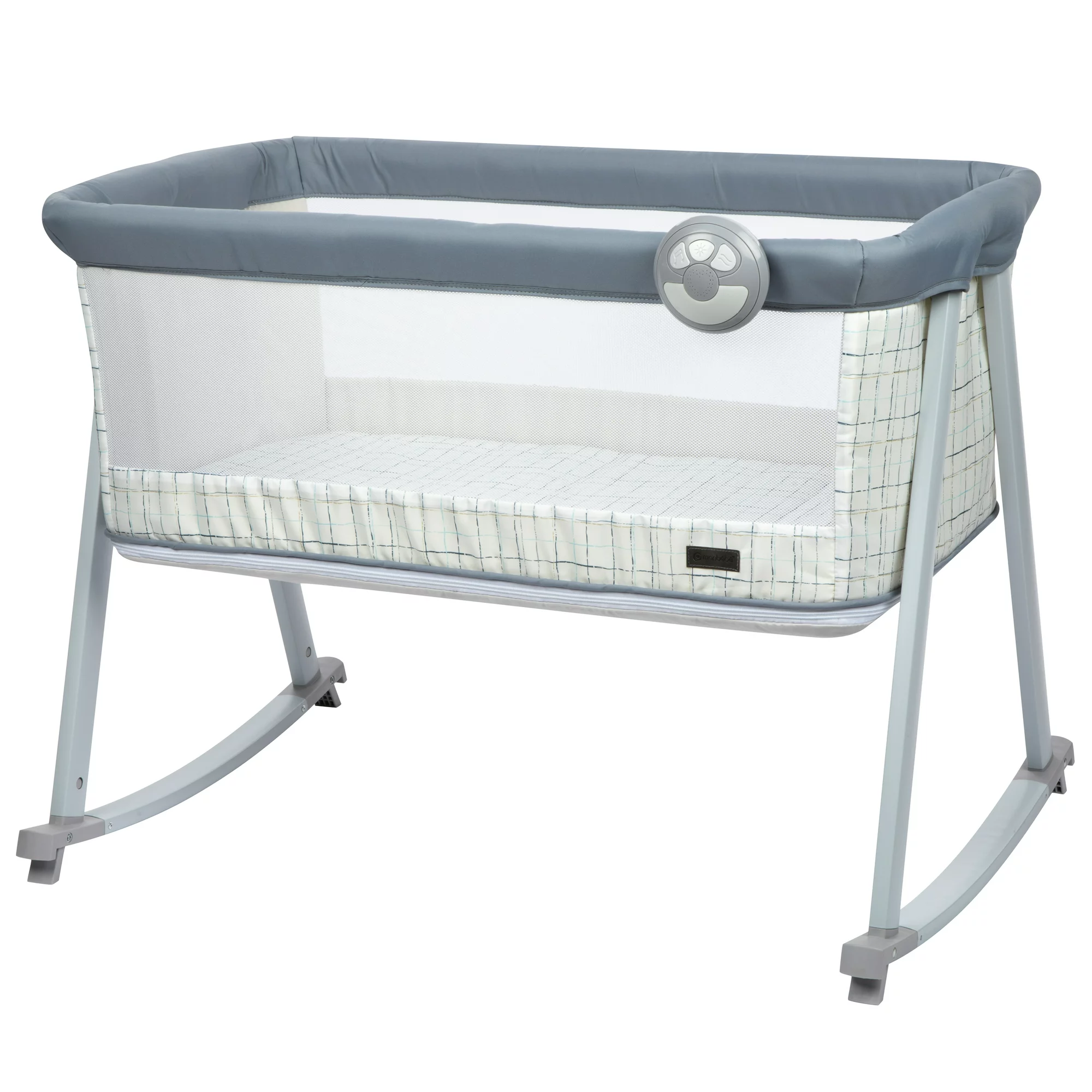 Monbebe Whisper 3 in 1 Rocking Bassinet and Play Yard. Plaid