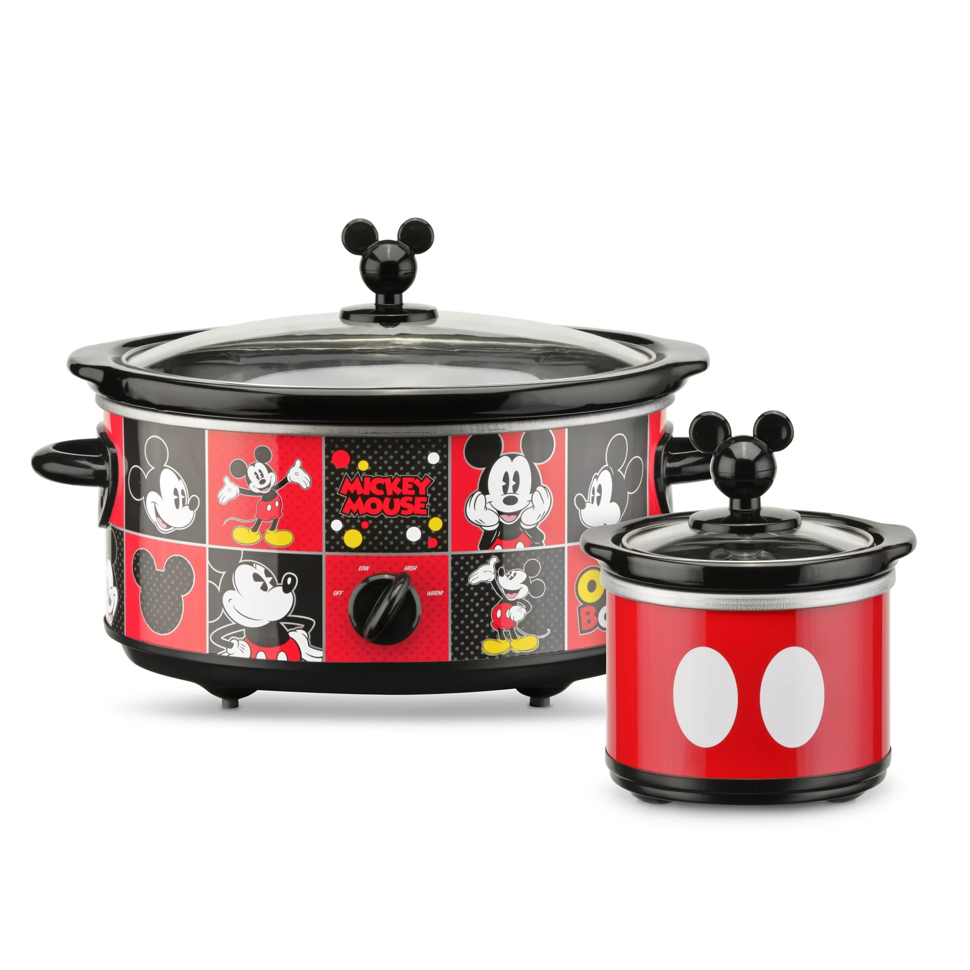 Disney Mickey Mouse 5-Quart Slow Cooker with 20-Ounce Dipper