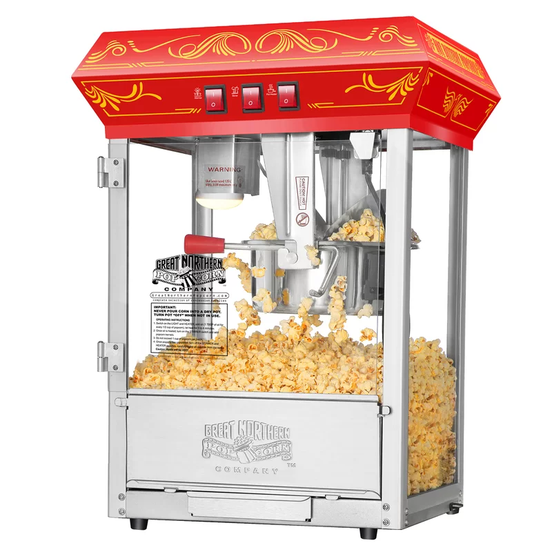 Great Northern Popcorn 8 oz. Good Time Popcorn Machine (Part number: D630209)