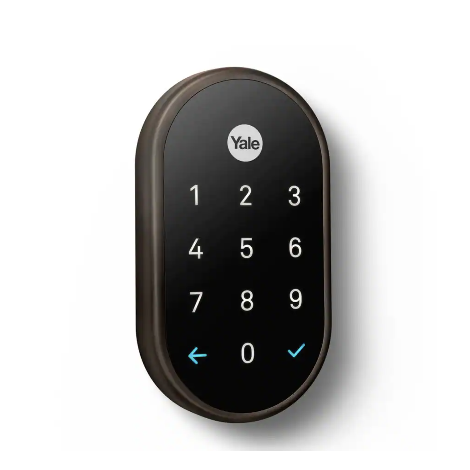Google Nest x Yale Lock - Tamper-Proof Smart Deadbolt Lock with Nest Connect. Oil Rubbed Bronze