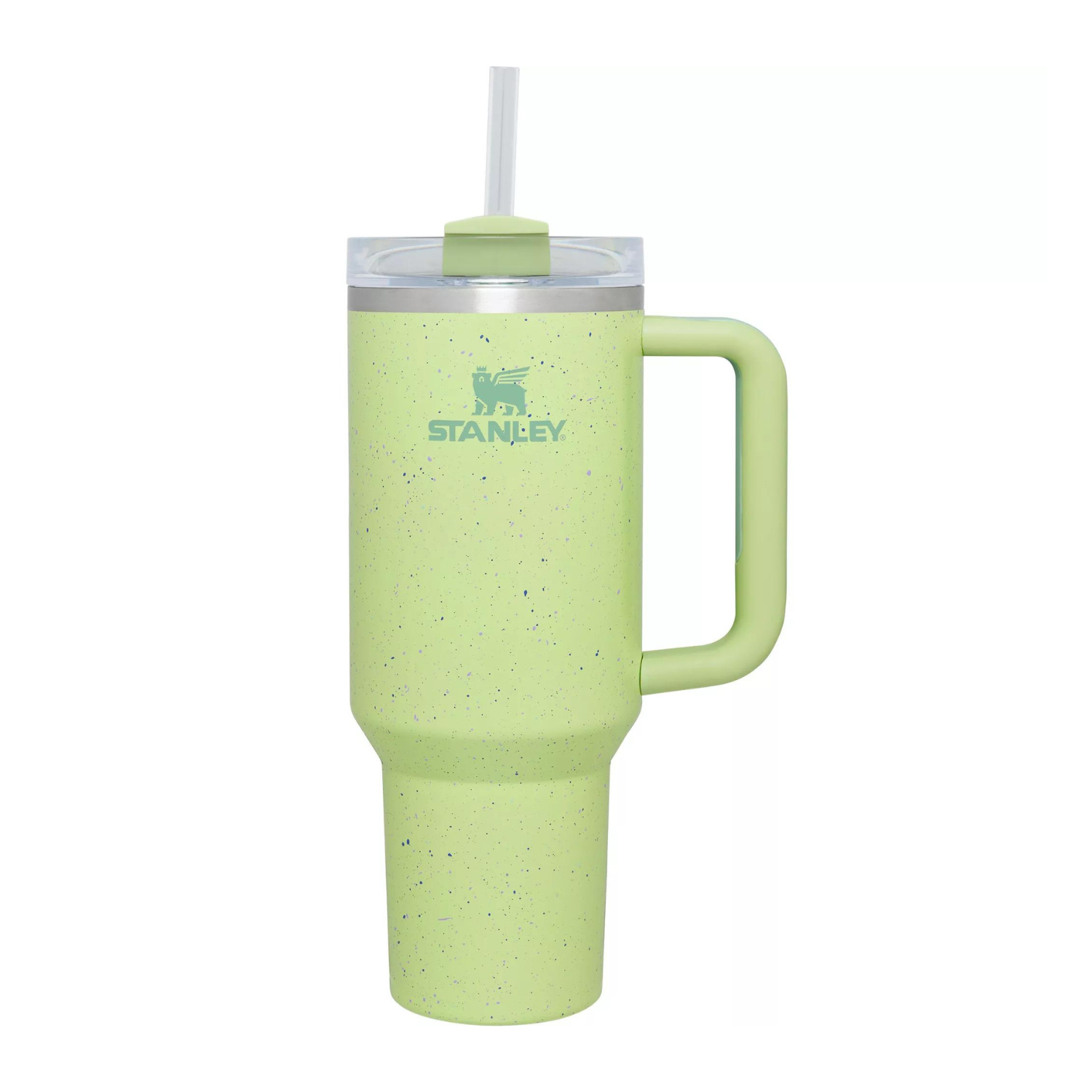 Stanley 40 oz. Quencher H2.0 FlowState Tumbler. Citron Speckle