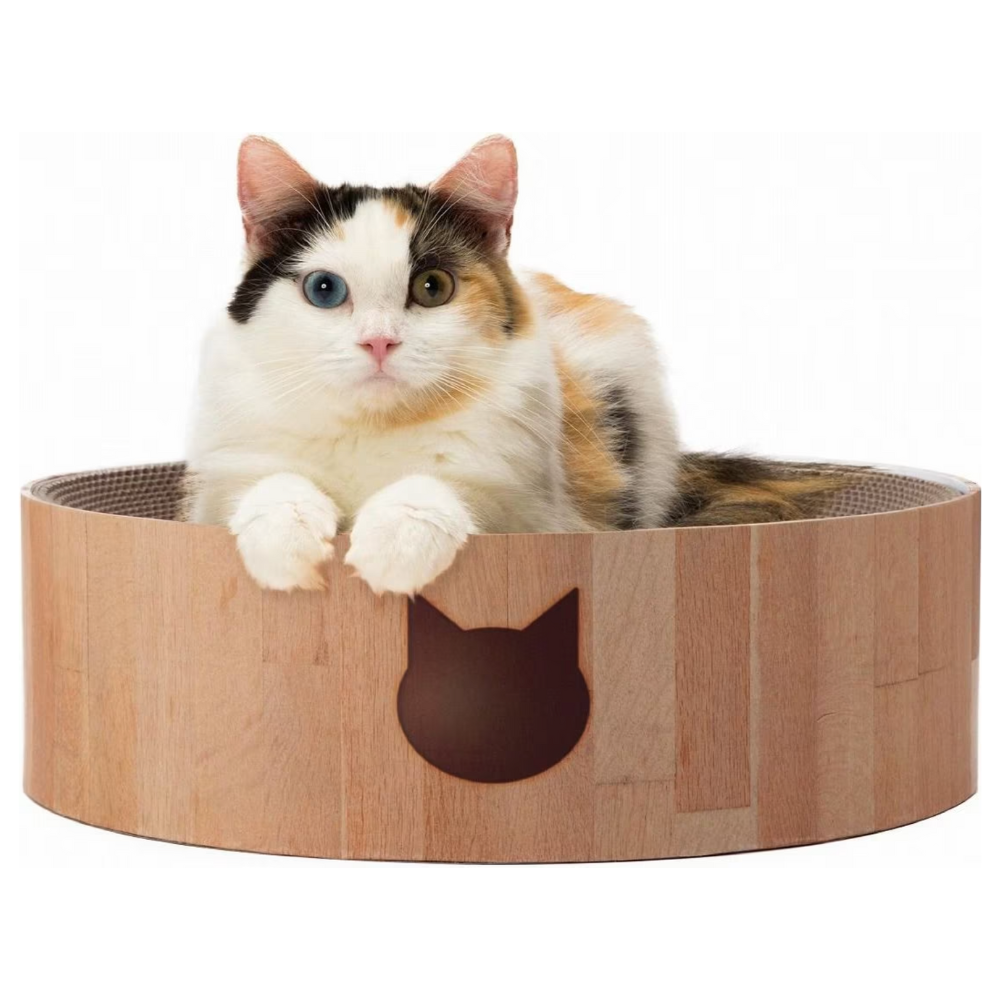 Necoichi Cozy Cat Scratcher Bowl Toy. Large