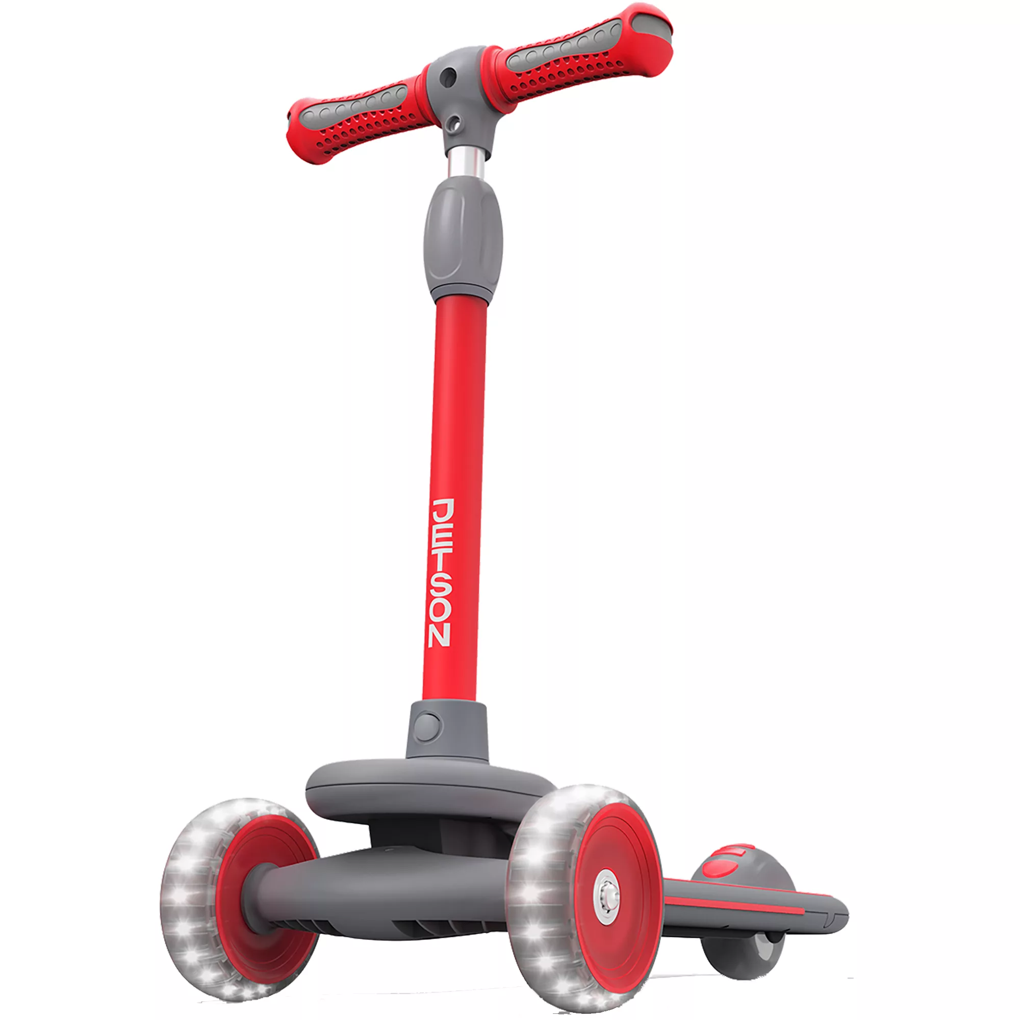 Jetson Gleam Three Wheel Kick Scooter. Red