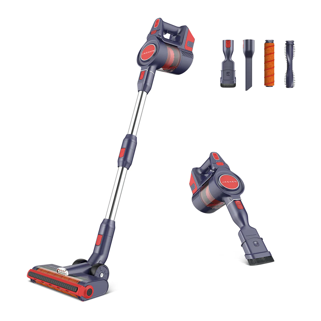 Jashen D18 Cordless Rechargeable 250W Vacuum Cleaner w/ LED Indicator Headlight