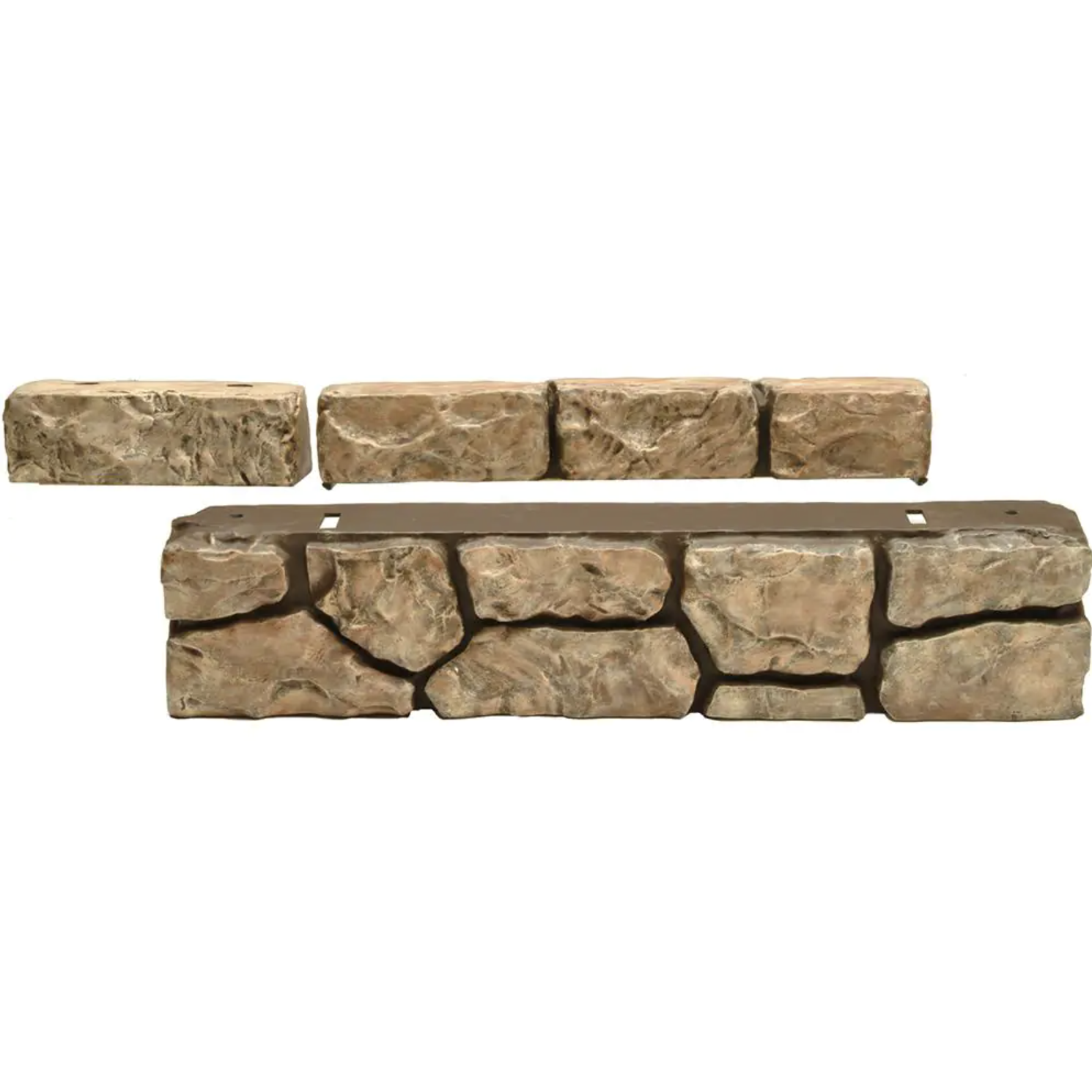 Gardeneer By Dalen Dalen Products 6 in. x 10 ft. Tan Stone Wall Border