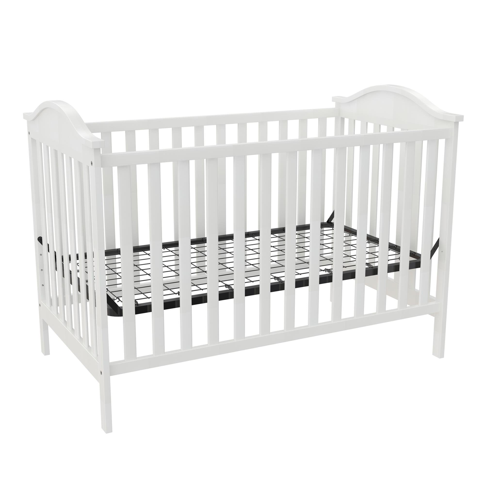 Baby Relax Adele 3-in-1 Convertible Crib. White