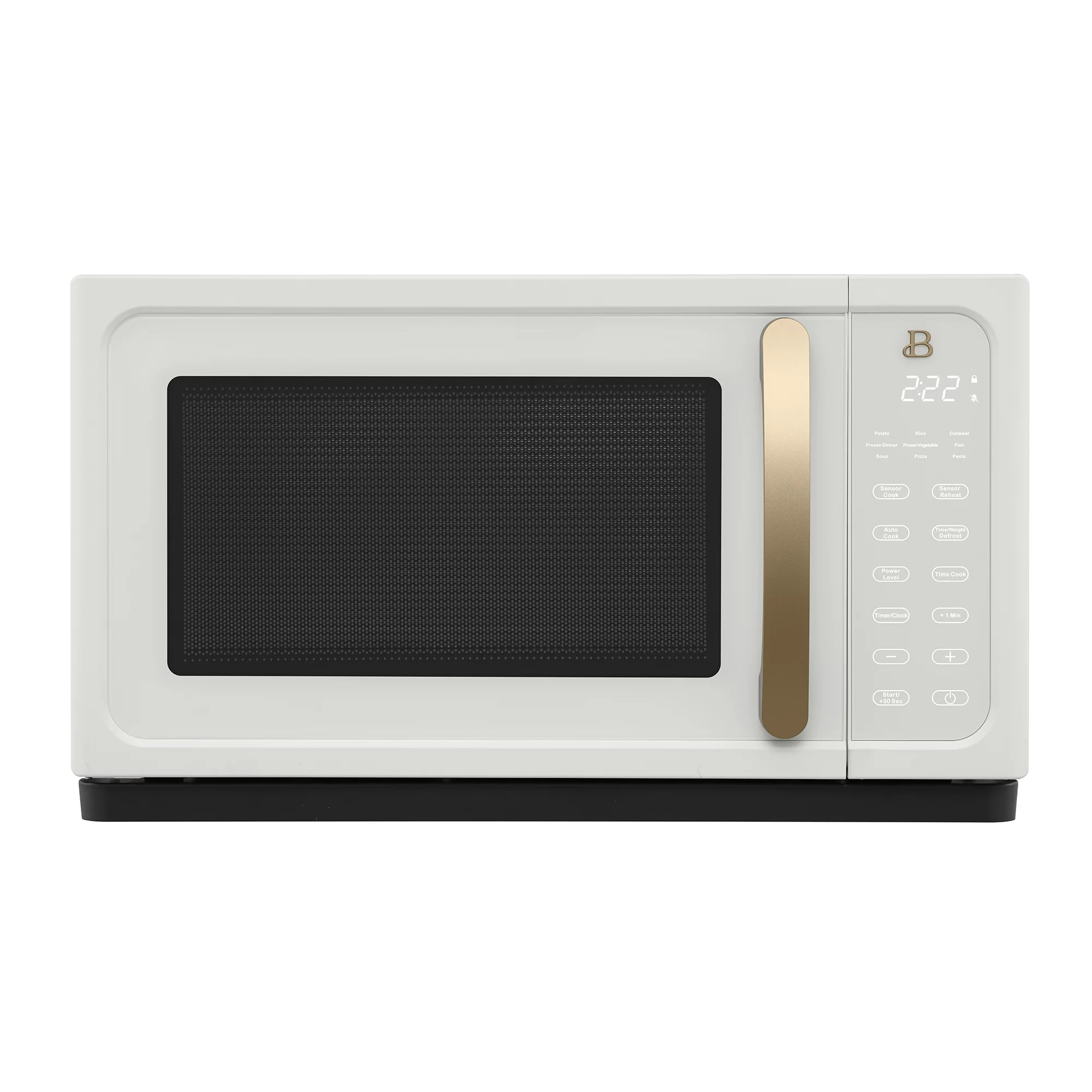 Beautiful 1.1 Cu ft Sensor Microwave Oven. White Icing by Drew Barrymore