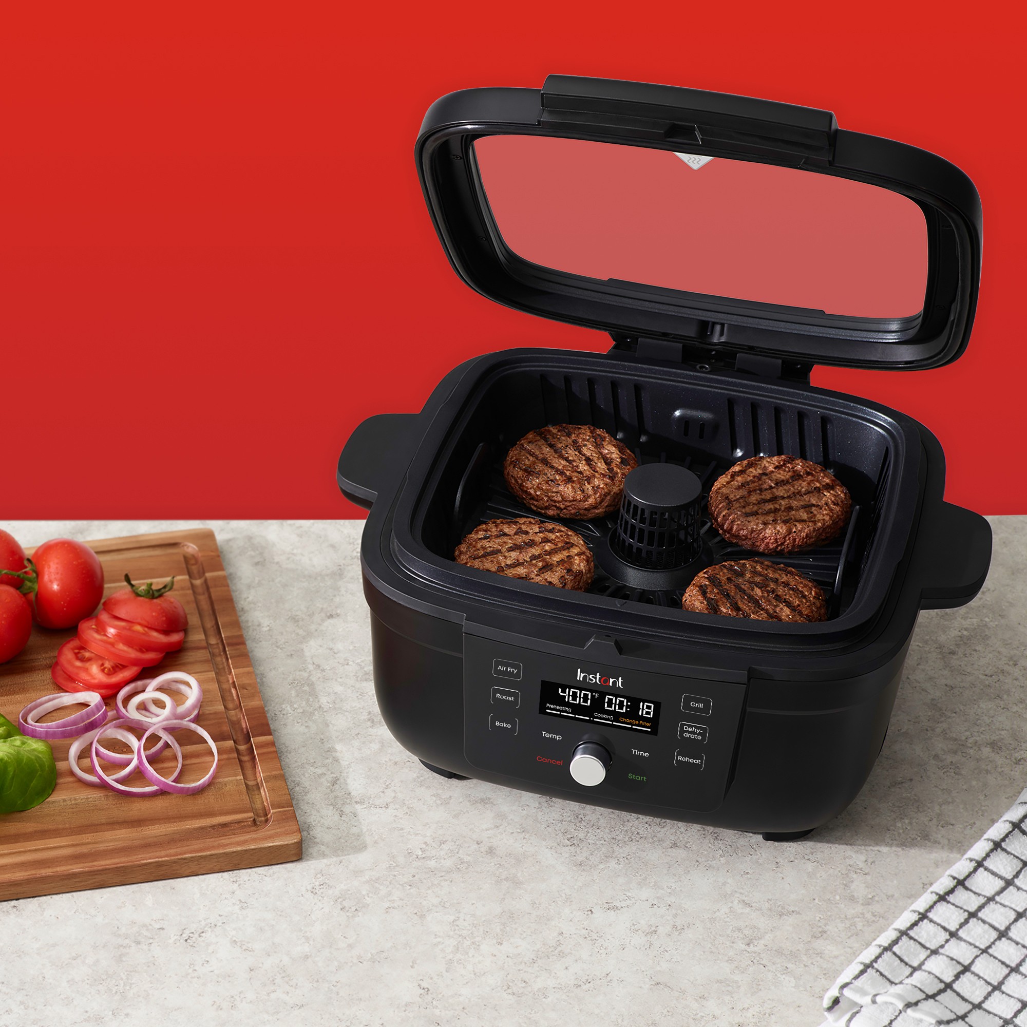 Instant 6-in-1 Indoor Grill. 140-8001-01