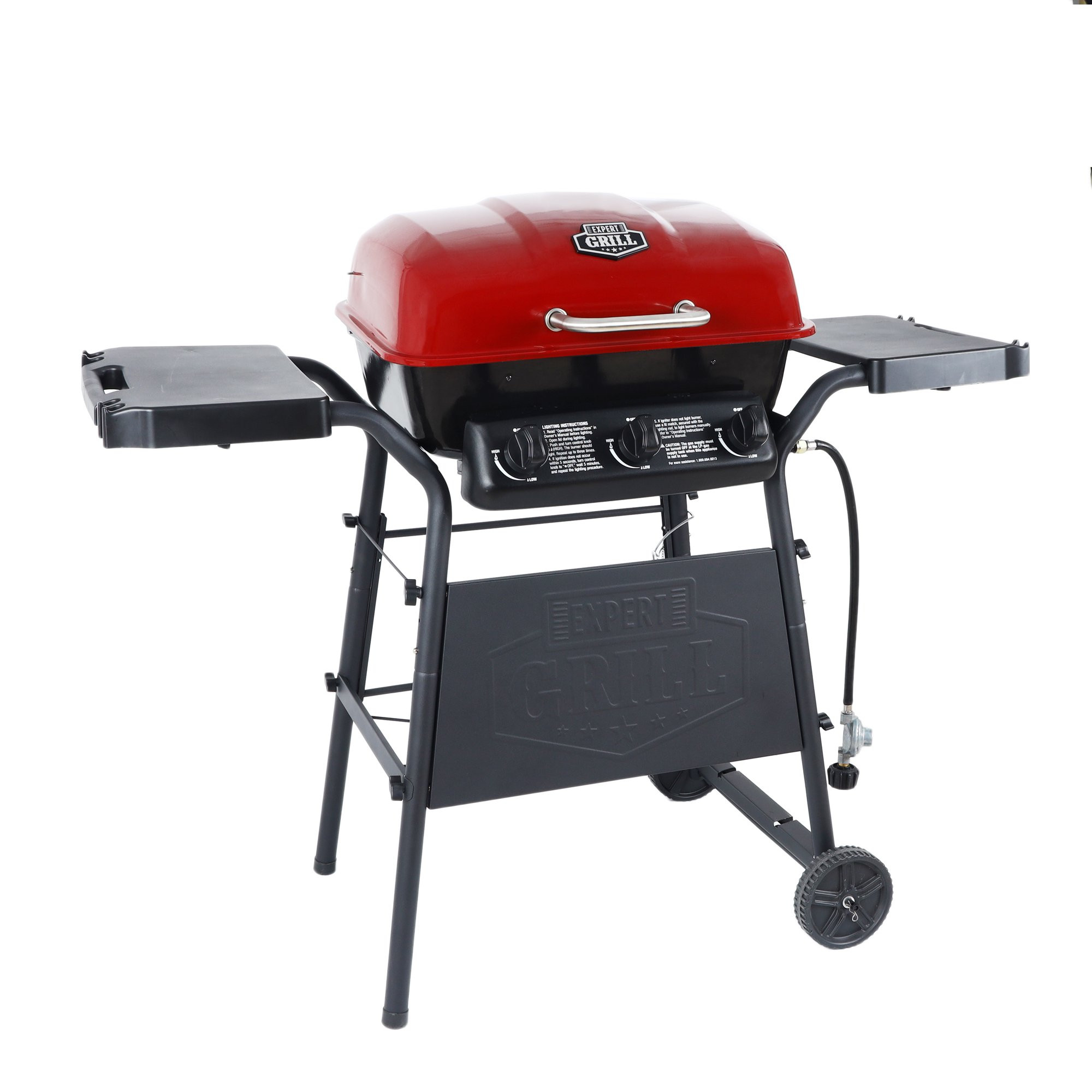 Expert Grill GBC2016WRS 3-Burner 27.000 Btu Gas Grill. Red