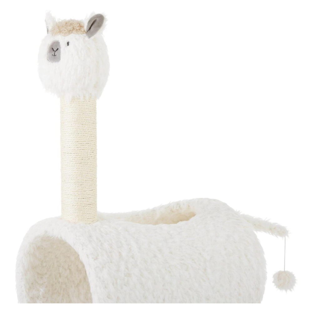 Frisco Animal Series Cat Tunnel With Scratching Post. Llama