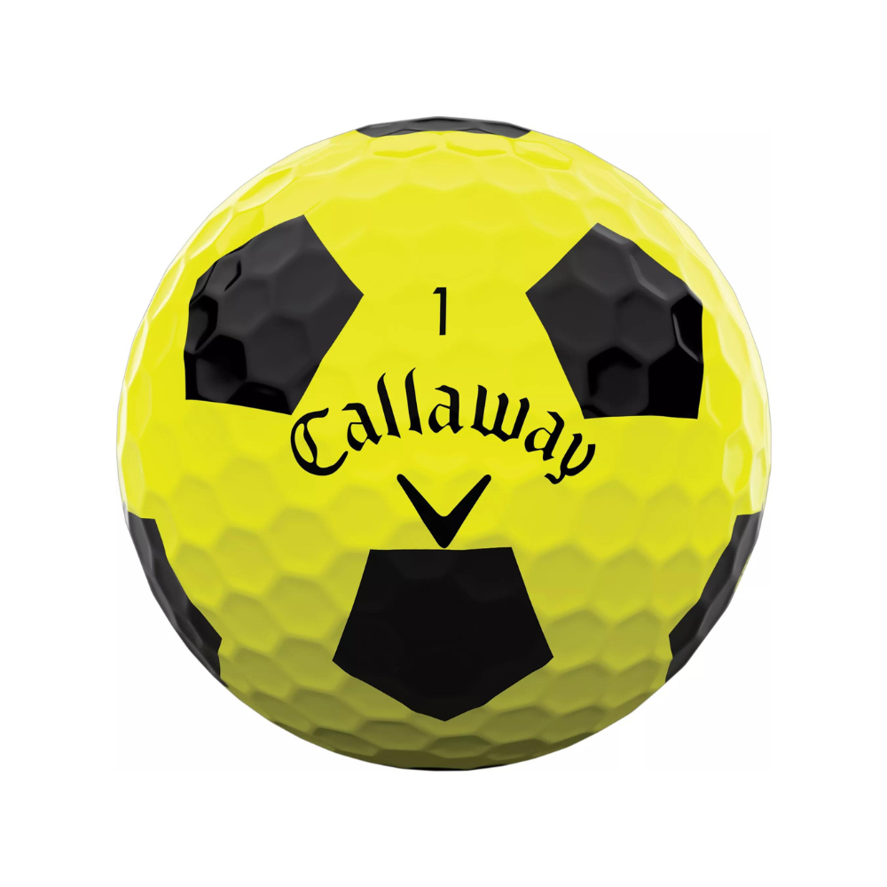 Callaway 2022 Chrome Soft Truvis Yellow Golf Balls