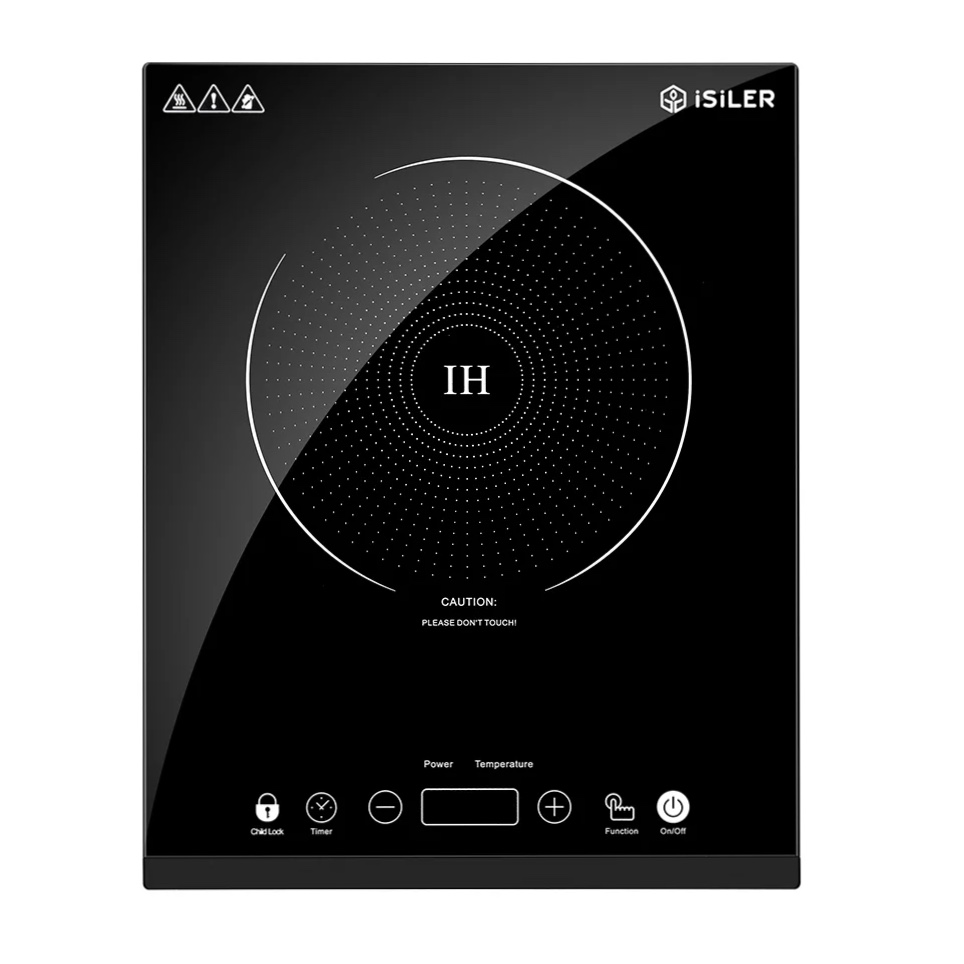 iSiLER 1800W Induction Cooktop Sensor Touch 18 Power 17 Temperature Setting with Timer