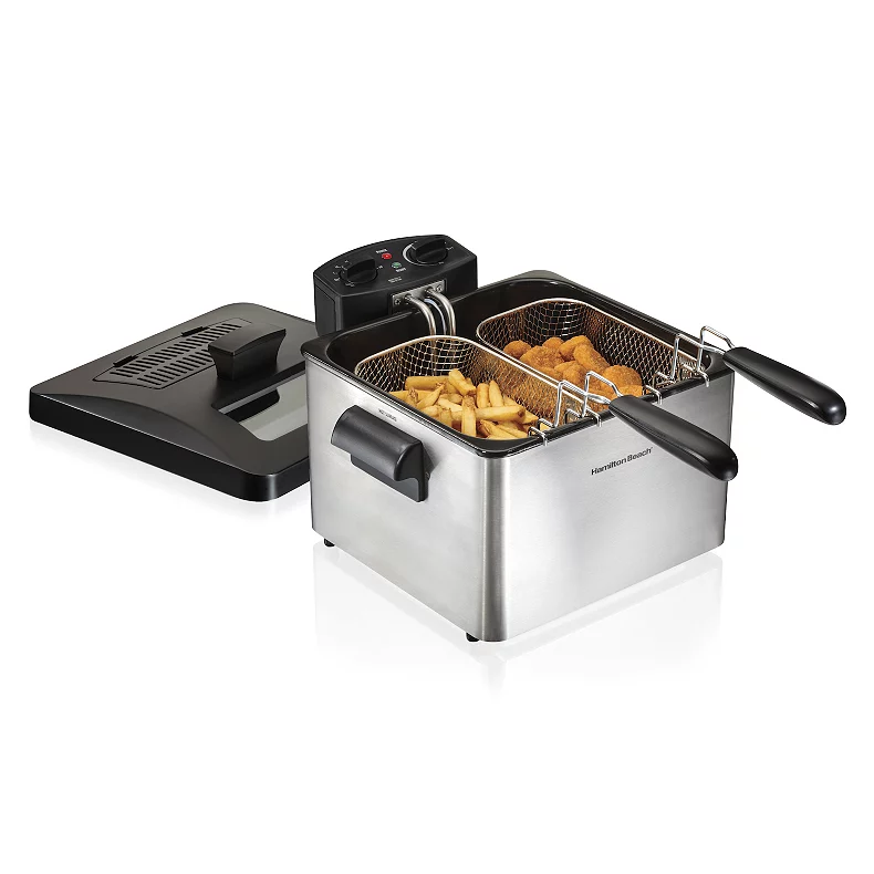 Hamilton Beach Triple-Basket Deep Fryer