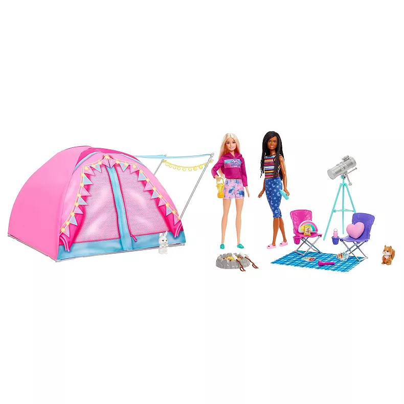 Barbie Let-s Go Camping Tent. Dolls and Accessories Playset