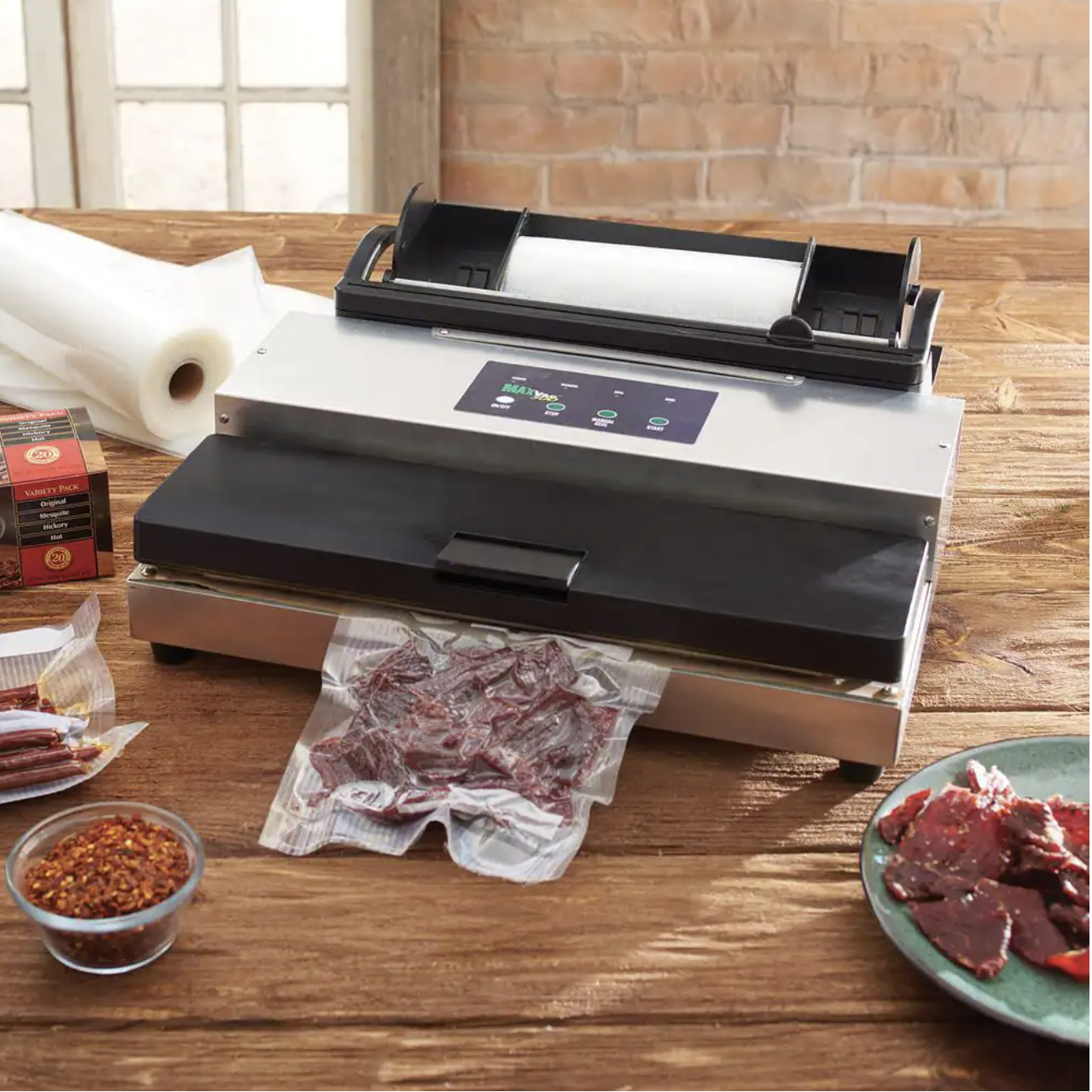 LEM MaxVac Silver Food Vacuum Sealer