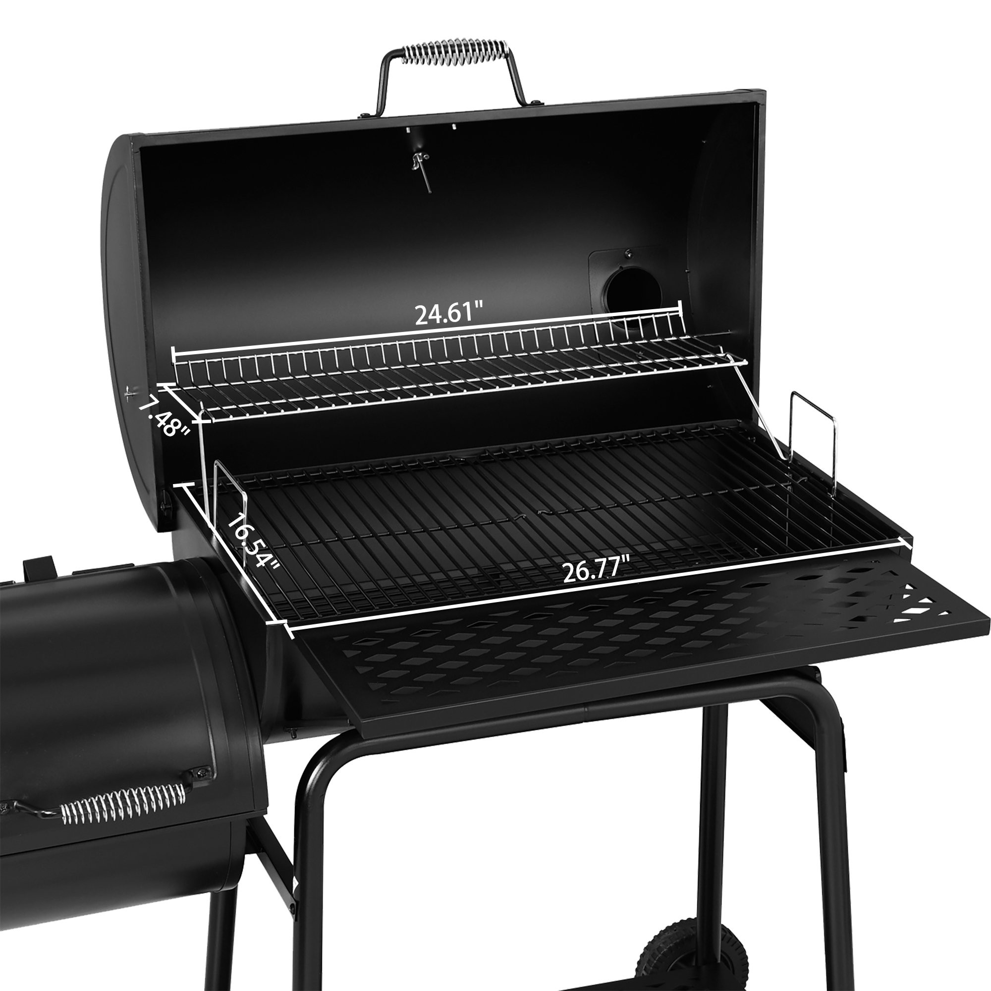 Royal Gourmet CC1830F. 30″ Charcoal Grill with Offset Smoker