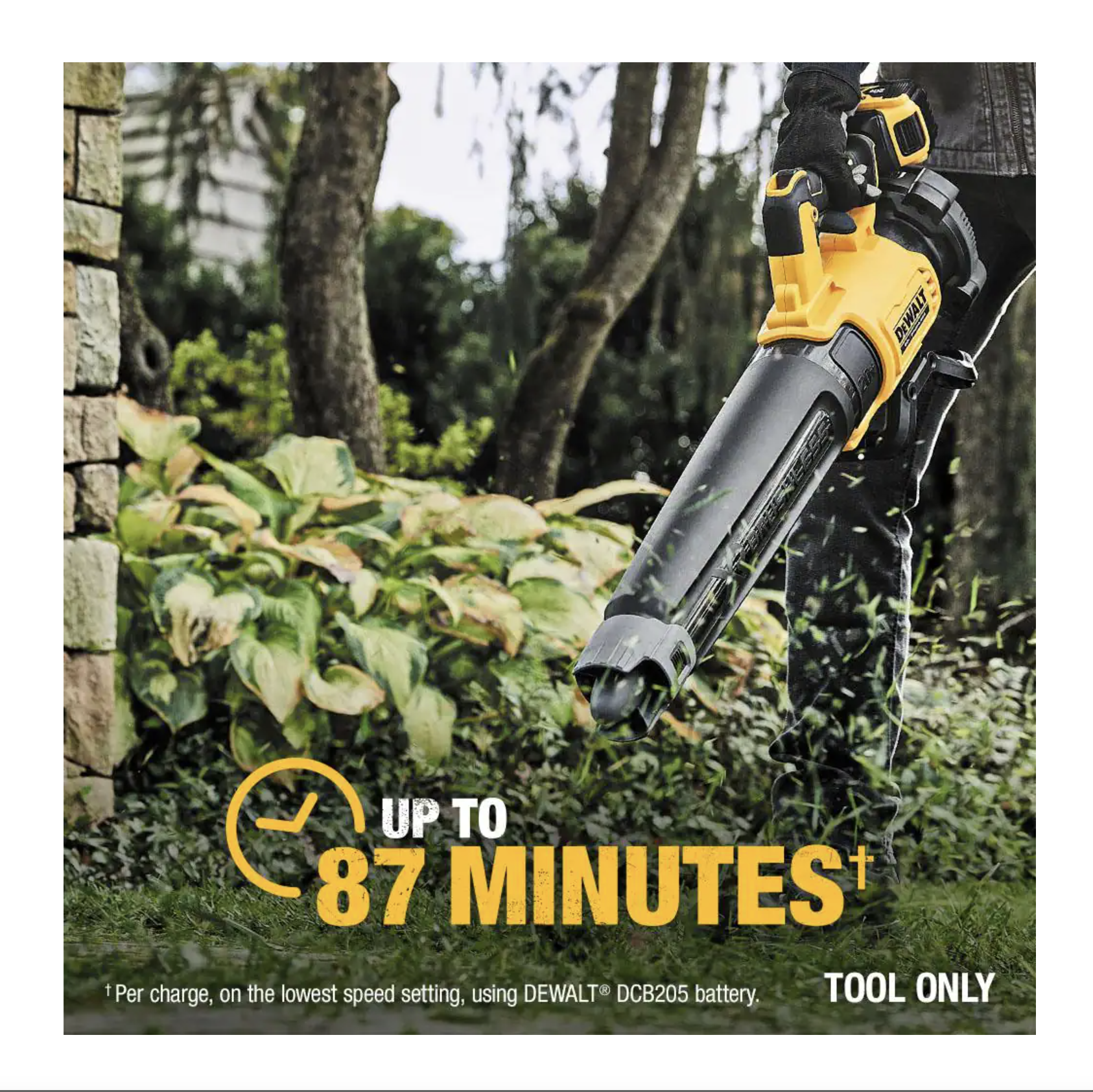 Dewalt 20V MAX 125 Mph 450 CFM Brushless Cordless Battery Powered Handheld Leaf Blower with (1) 5Ah Battery & Charger