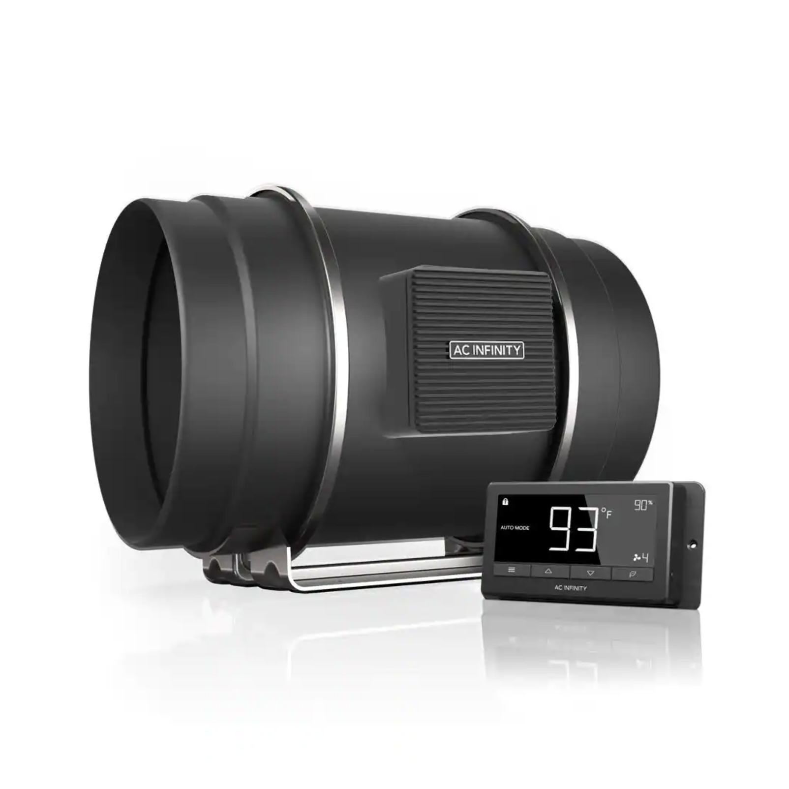 AC Infinity Cloudline T8 Quiet 8 in. Inline Duct Fan Temperature Humidity Controller Hydroponics Ventilation Heating Cooling Booster