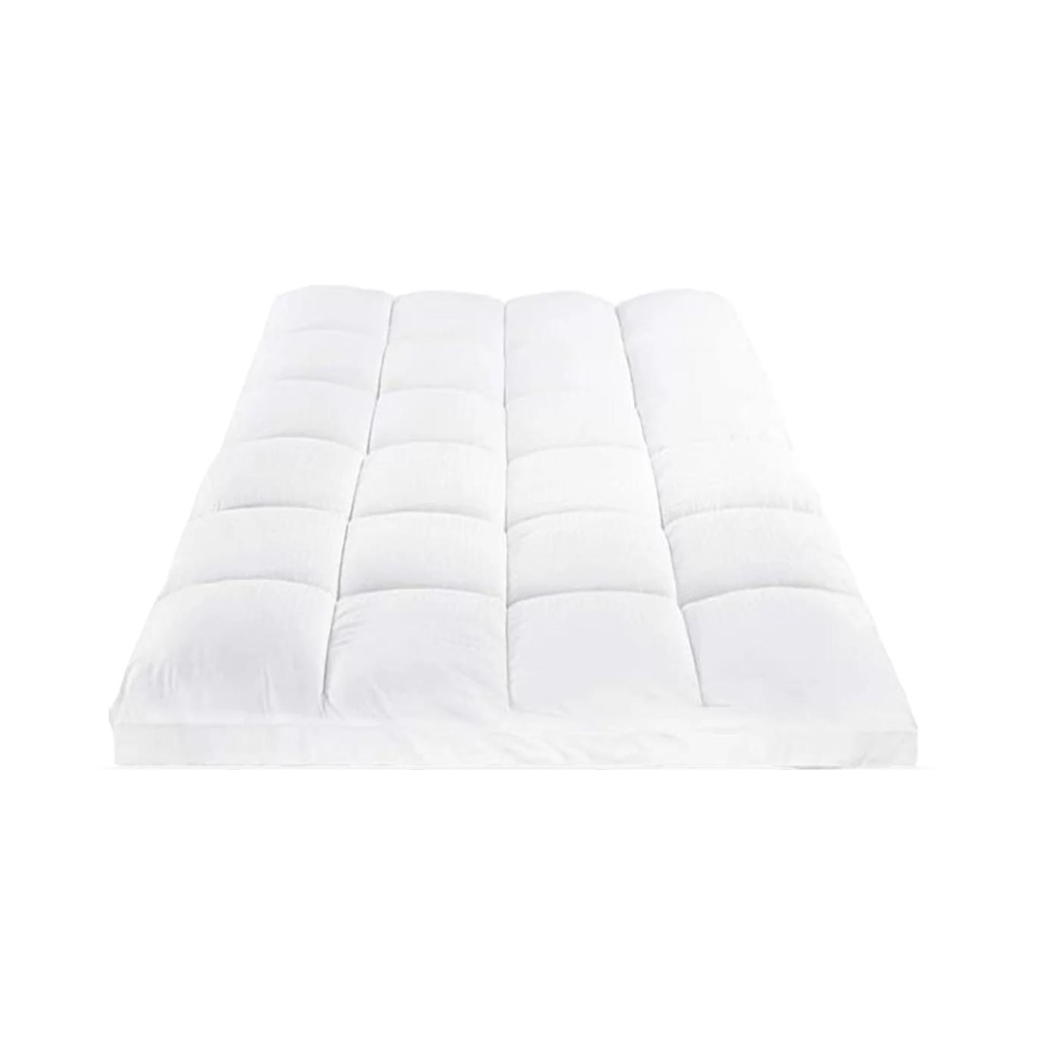 Tekamon 2 Inch Cal King Size Extra Thick. Cooling Mattress Pad Cover Topper