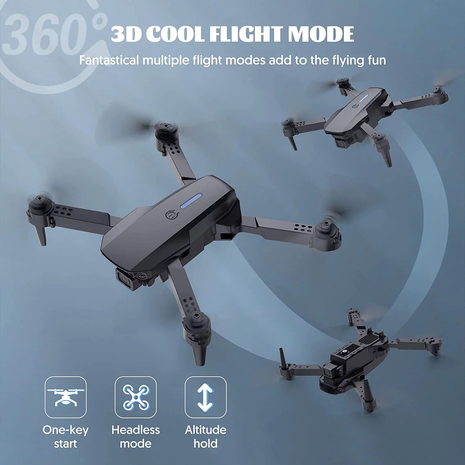Diktook RC Mini Drones With Live Video Camera Drones Support WiFi FPV