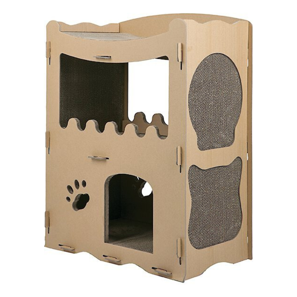 Petique Feline Penthouse Cat Scratcher Toy