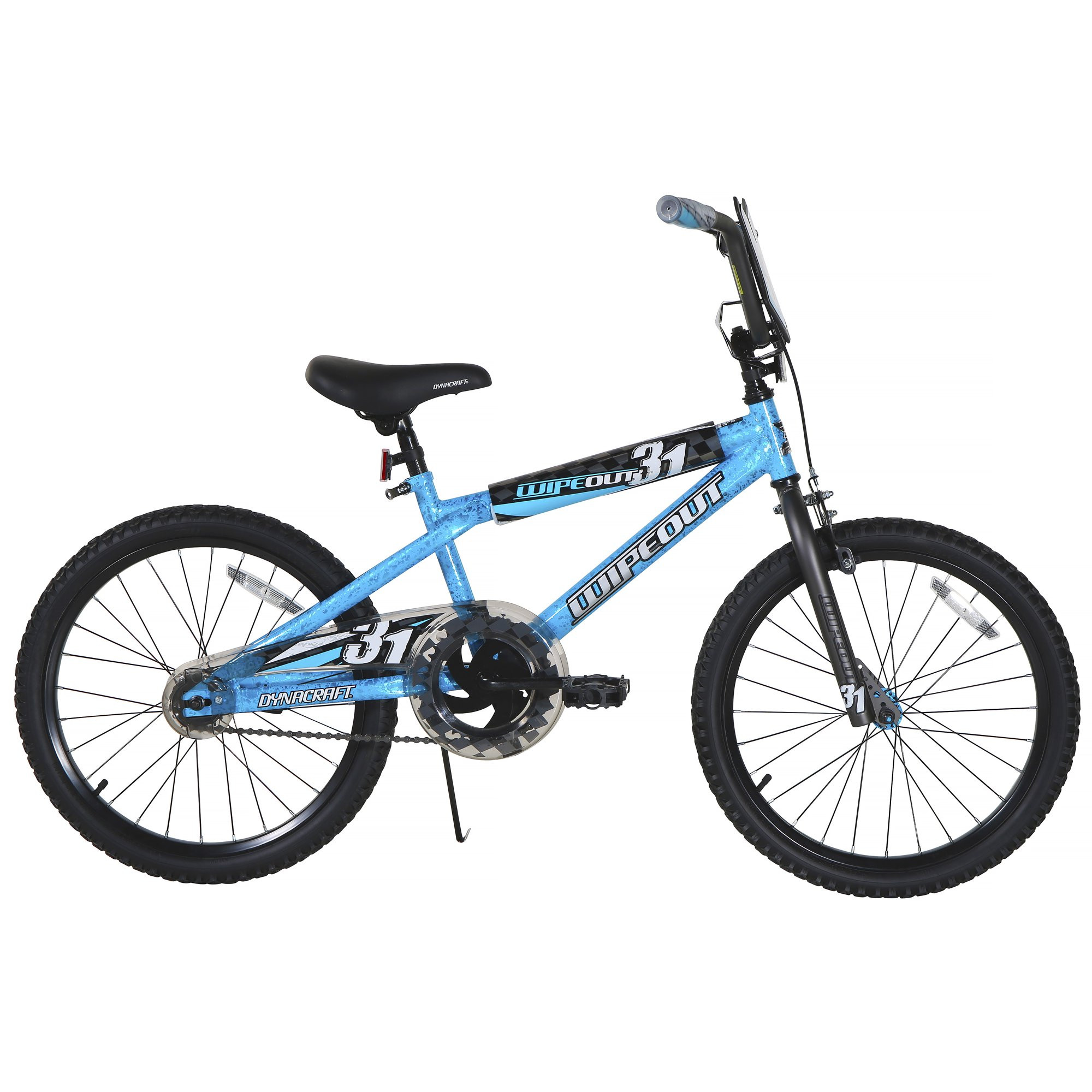 Dynacraft 20 In. Boy-s Wipeout Bike. Blue
