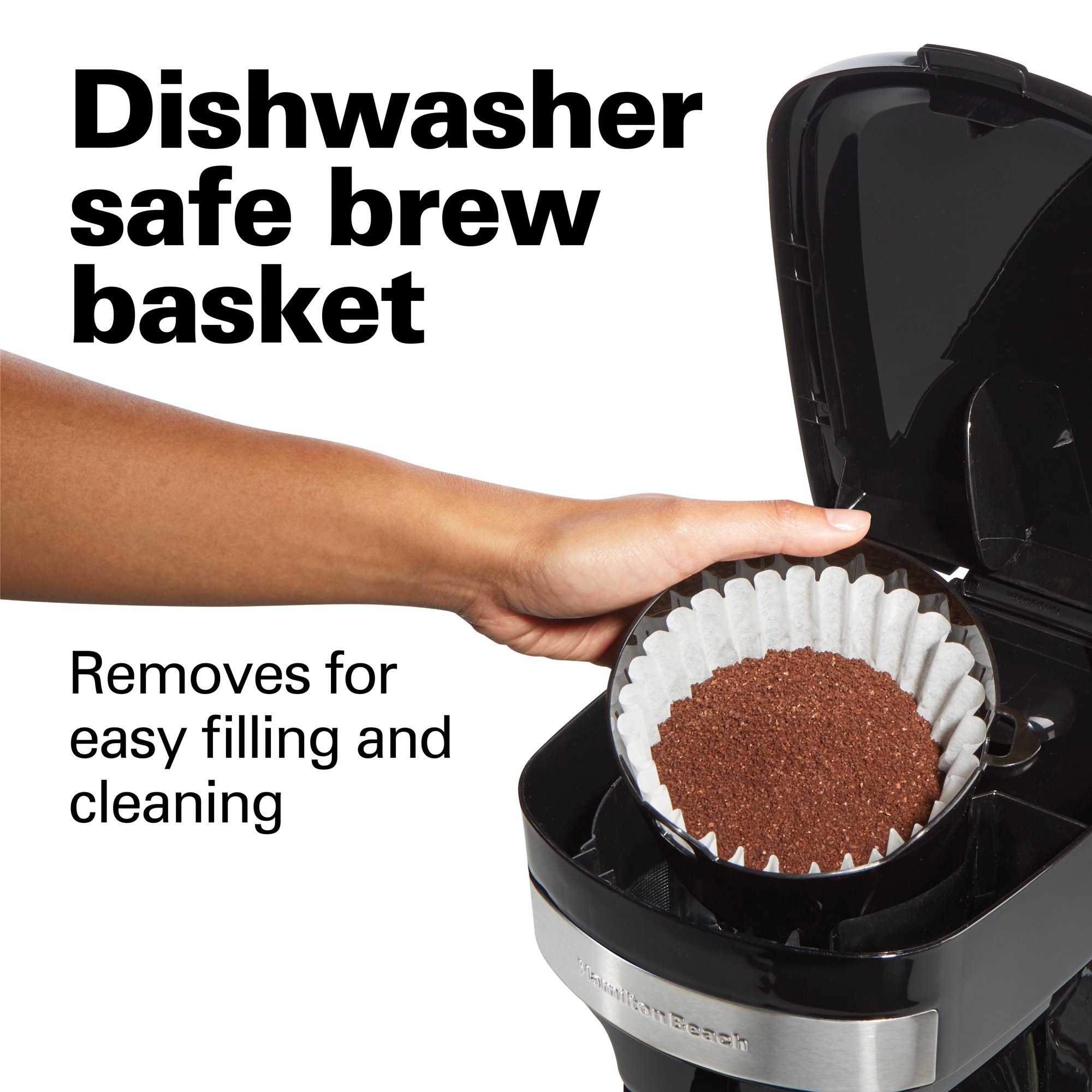 Hamilton Beach 14 Cup Programmable Coffee Maker. Black. 46295C