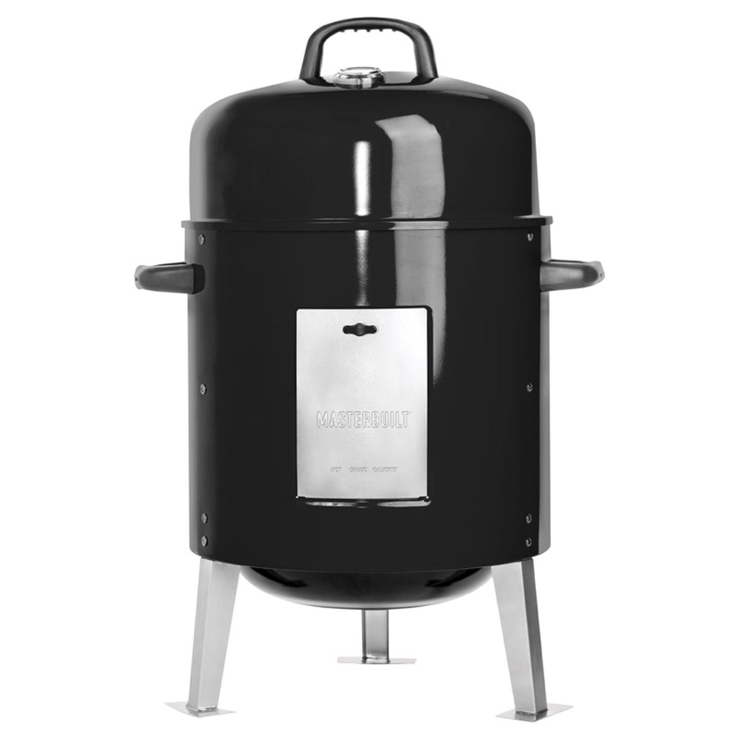 Masterbuilt MB25060616 Bullet Portable Charcoal Smoker. 395 sq. in.. Black