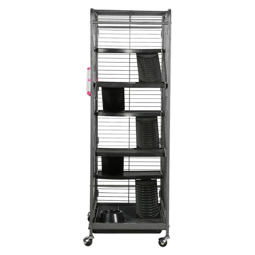 Yaheetech 52-in Small Animal Pet Cage. Black