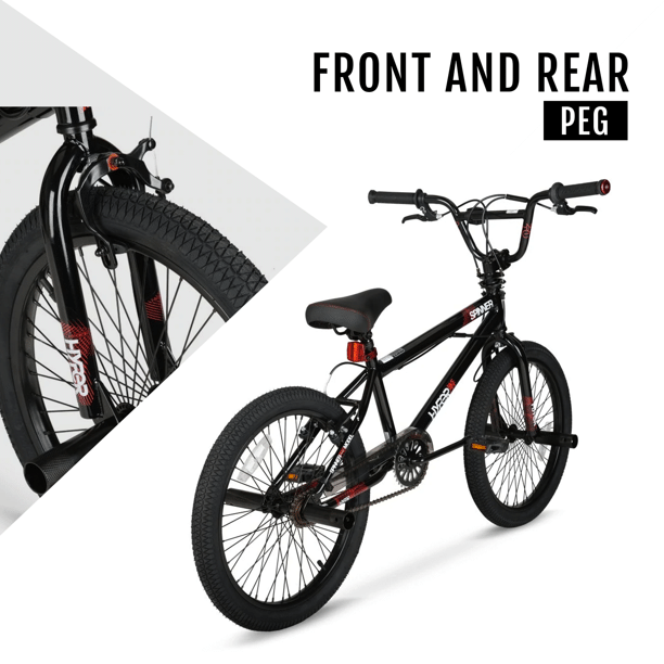 Hyper Bicycles 20 In. Boys Spinner BMX Bike. Kids. Black