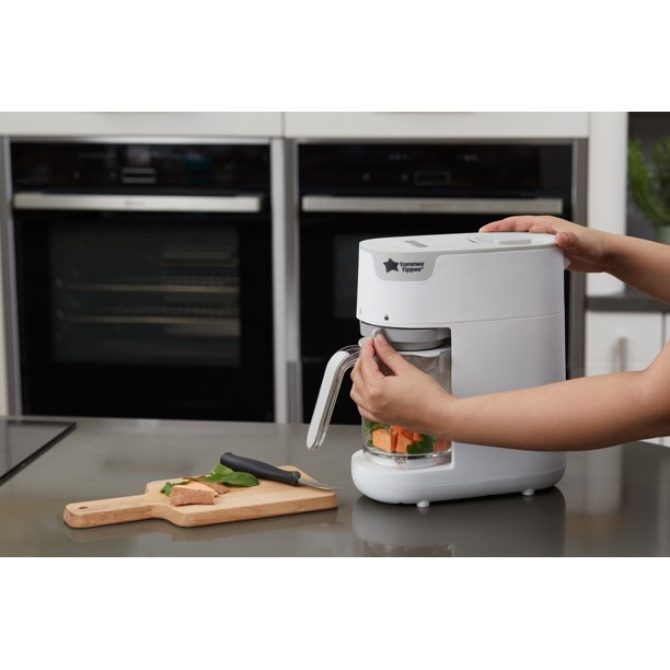 Tommee Tippee Quick-Cook Baby Food Maker. Blender and Steamer. Food Processor. For All Stages of Baby Weaning