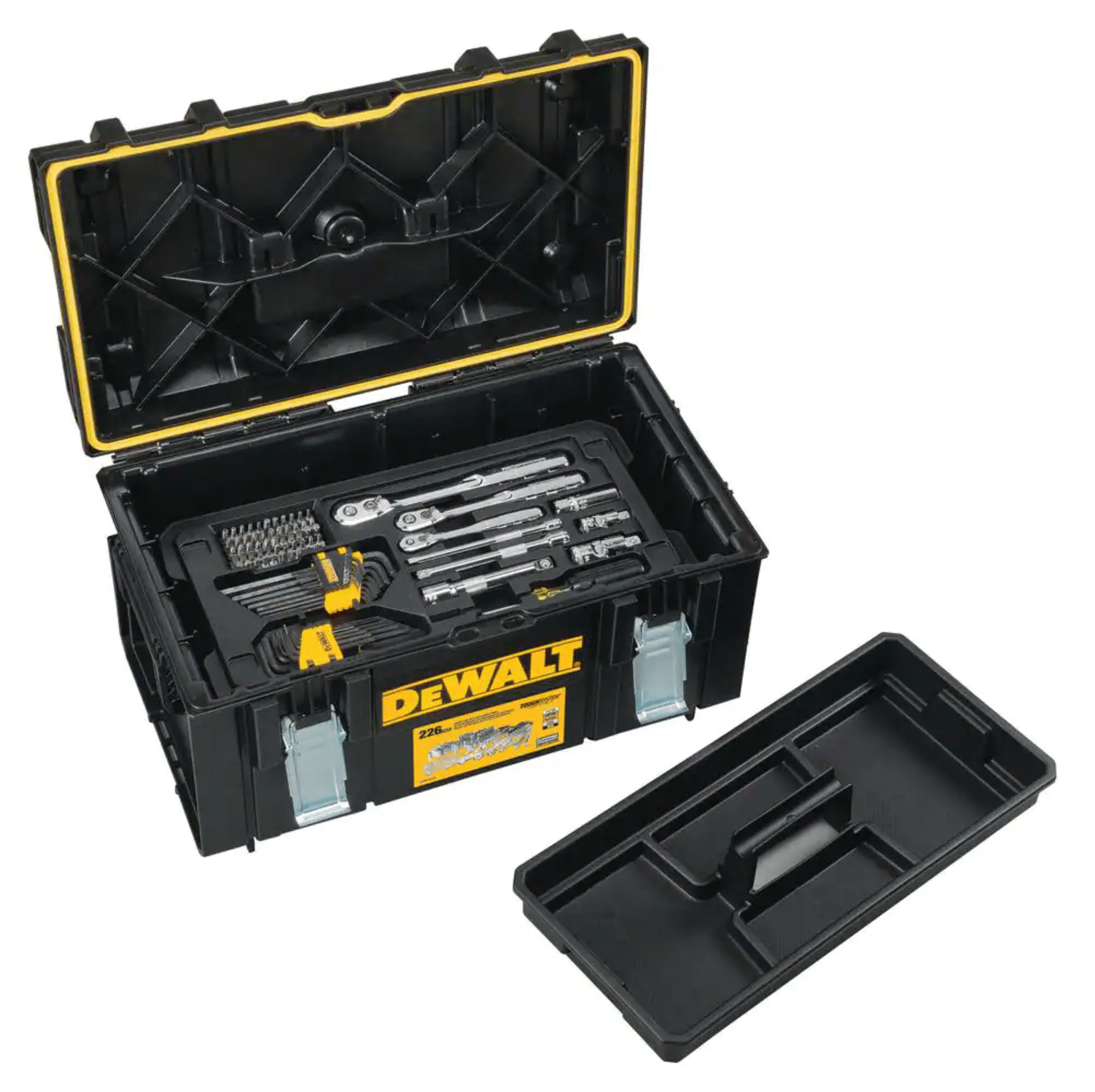Dewalt Mechanics Tool Set (226-Piece) with TOUGHSYSTEM 22 in. Medium Tool Box. DWMT45226H