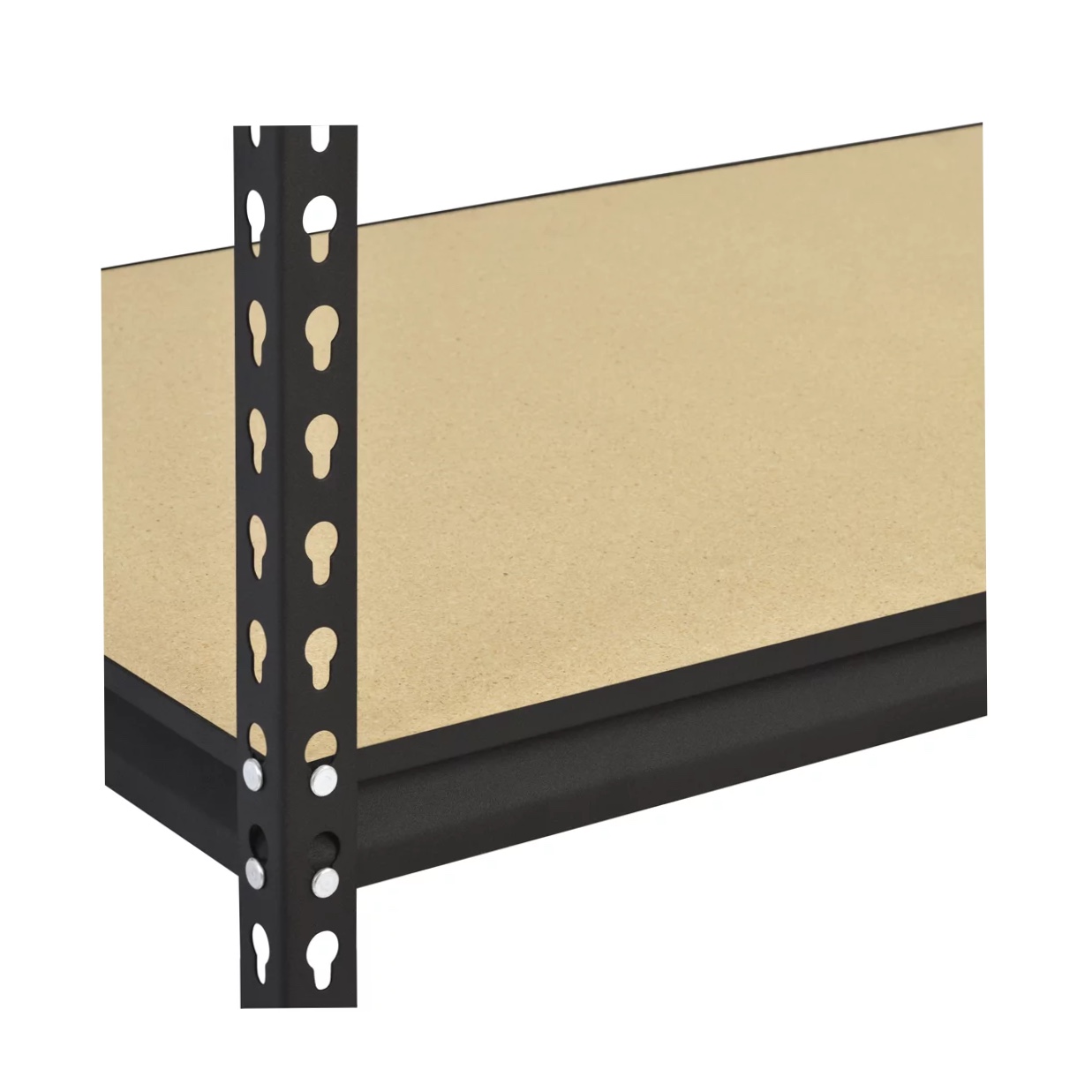 Muscle Rack Black 48″W x 24″D x 72″H 5-Shelf Steel Shelving(Couplers Not Included)