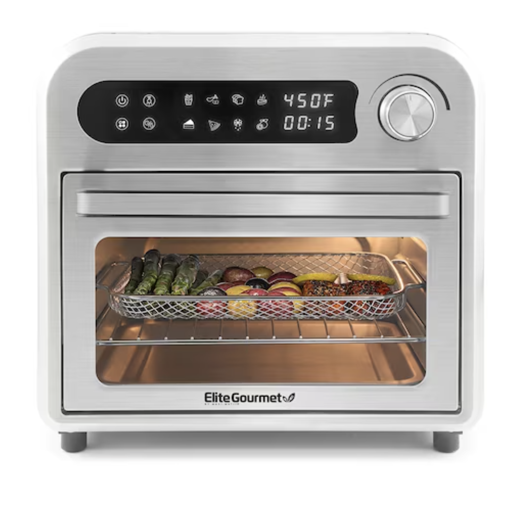 Elite 5.3-Quart Silver Air Fryer