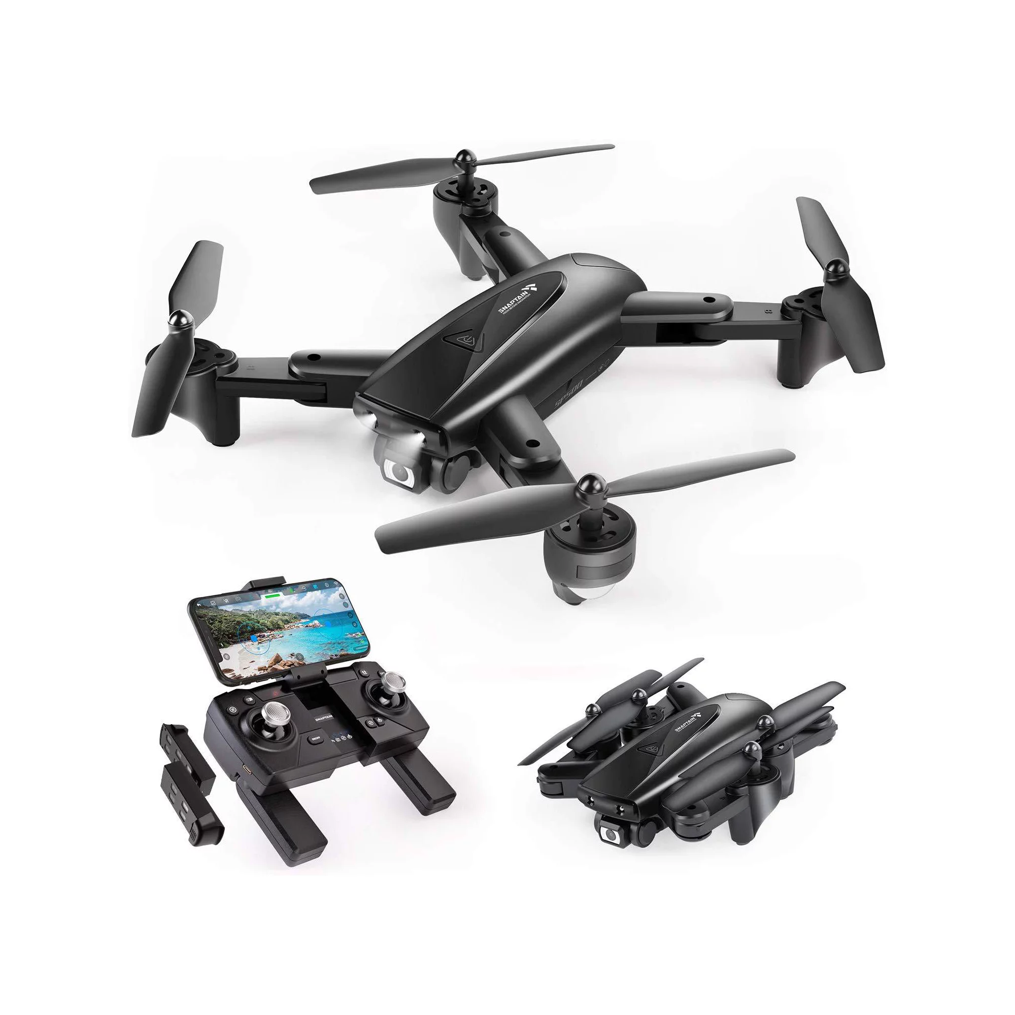 Snaptain SP500 GPS FPV Drone with 2K Camera Live Video for Beginners