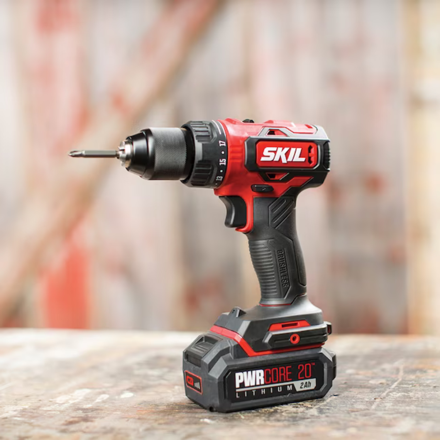 Skil PWR CORE 20 2-Tool 20-volt Brushless Power Tool Combo Kit Case