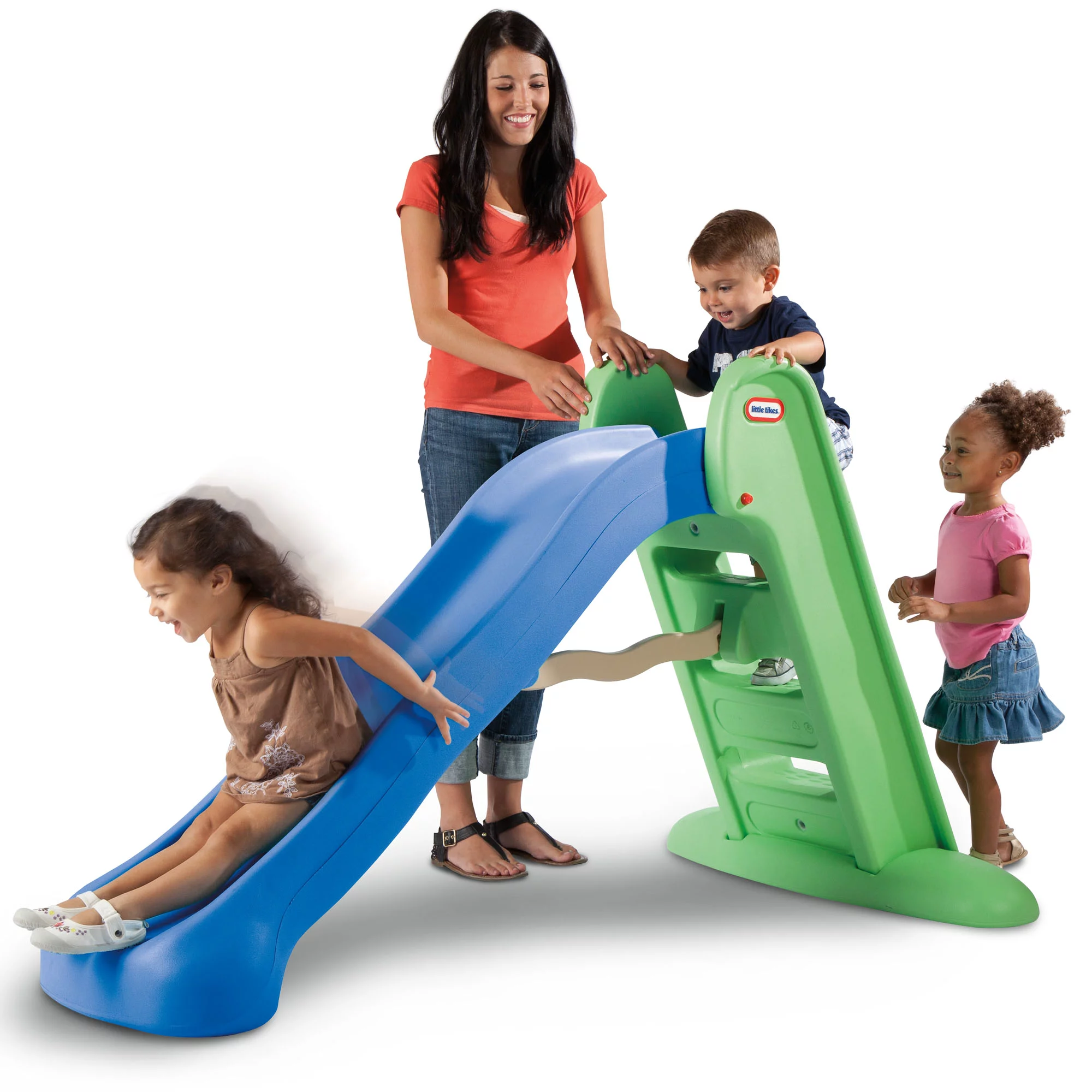 Little Tikes Easy Store Large Playground Slide with Folding