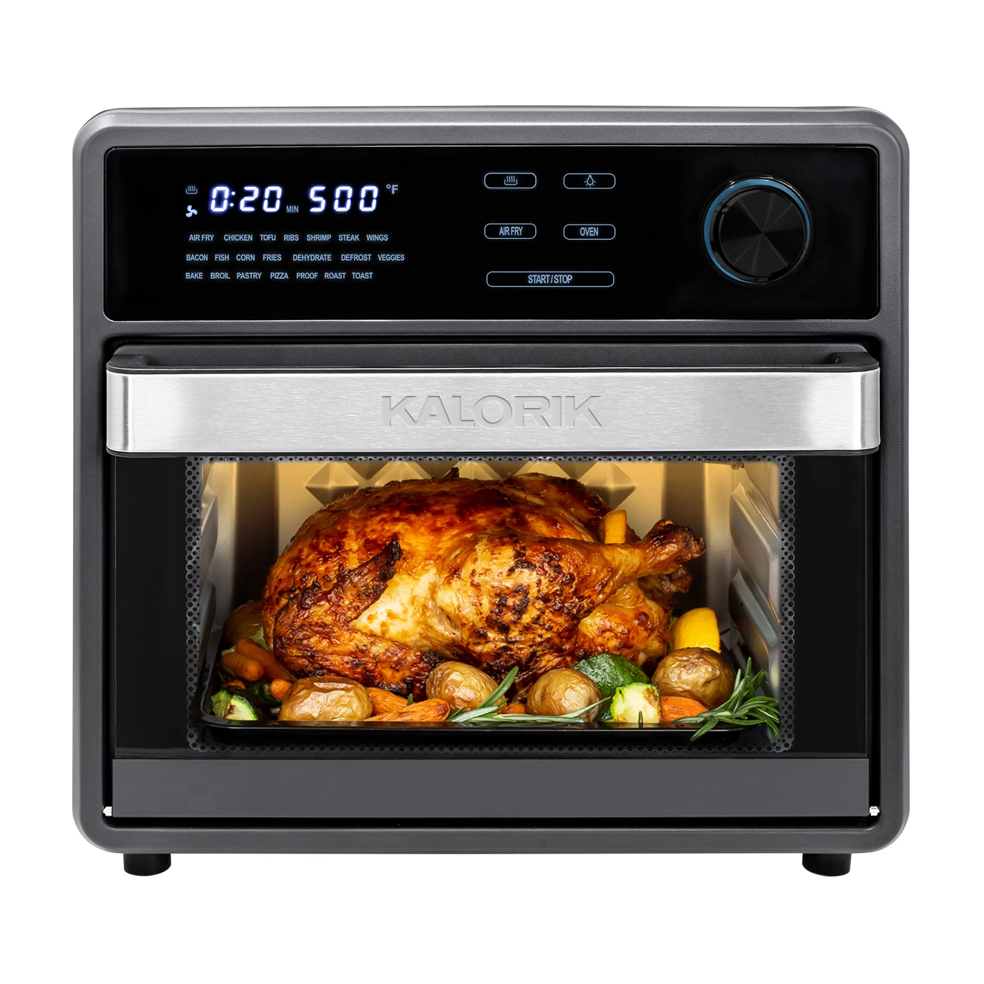 Kalorik Maxx Touch 16 Quart Air Fryer Oven. AFO 47804 BK