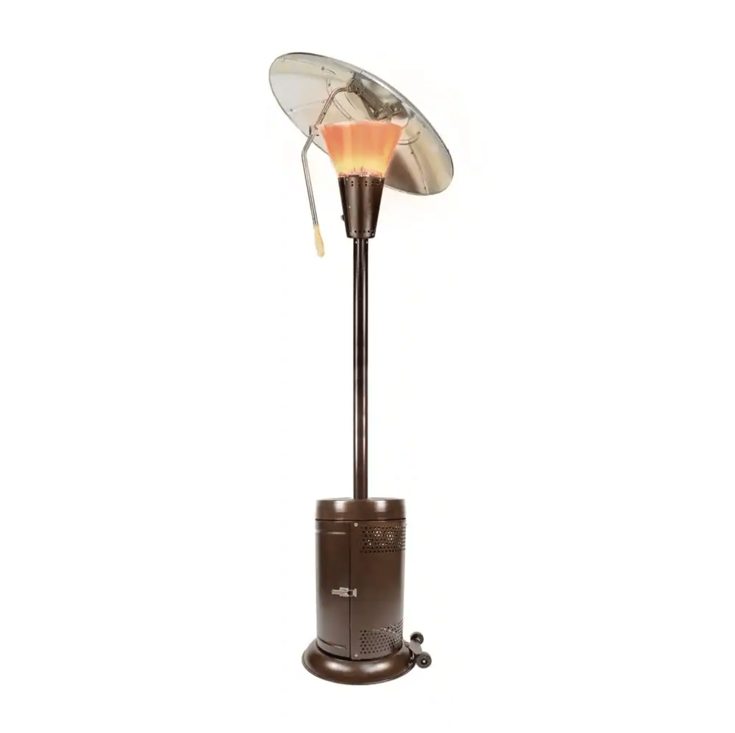 Hampton Bay 38.200 BTU Bronze Heat-Focusing Propane Gas Patio Heater. HD10