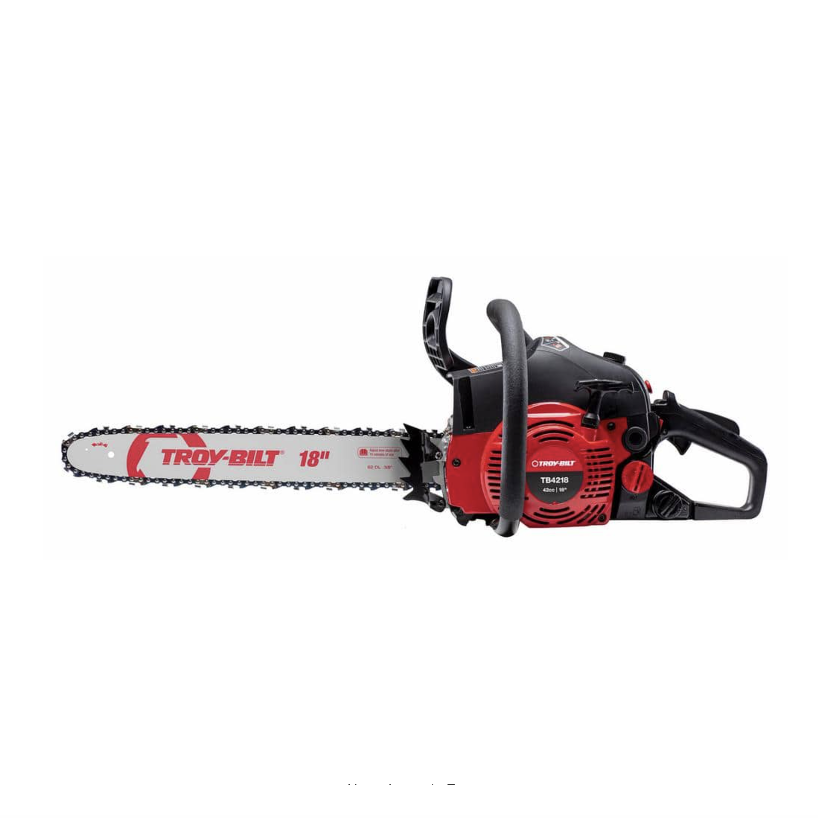 Troy-Bilt 18 in. 42 cc 2-Cycle Lightweight Gas Chainsaw With Automatic Chain Oiler