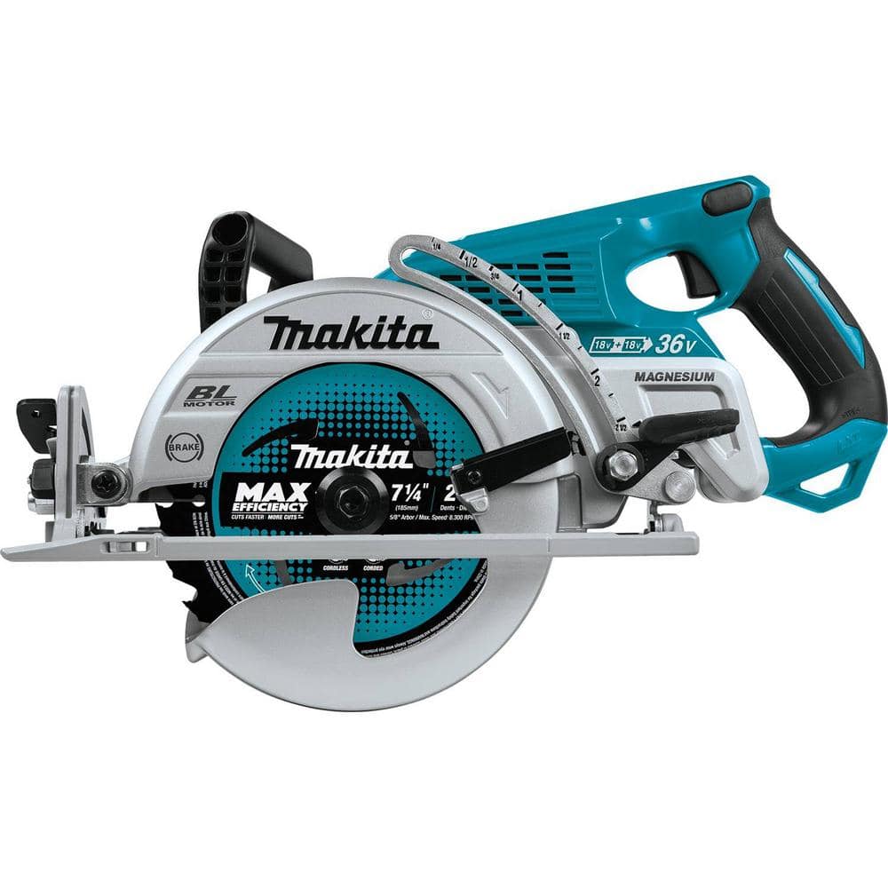 Makita 18V X2 LXT 5.0Ah Lithium-Ion (36V) Brushless Cordless Rear Handle 7-1/4 in. Circular Saw Kit