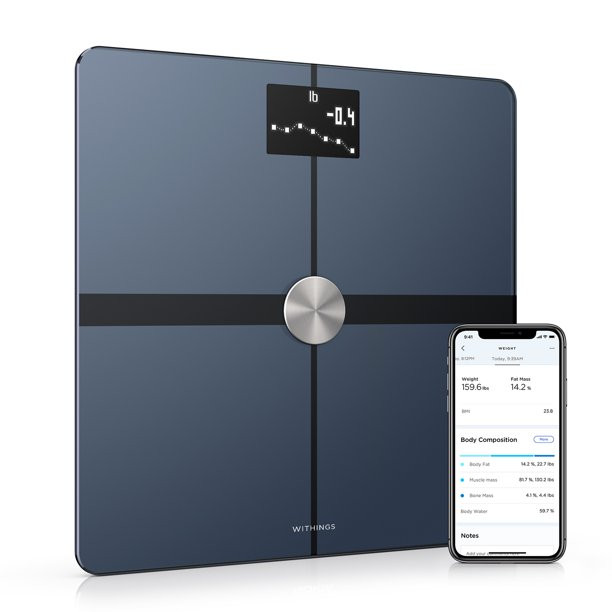 Withings Body+ Digital Wi-Fi Scale With Full Body Composition. Pregnancy Tracker & Baby Mode