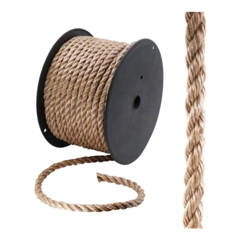 Everbilt 5/8 in. x 200 ft. Polypropylene Twist Rope. Brown