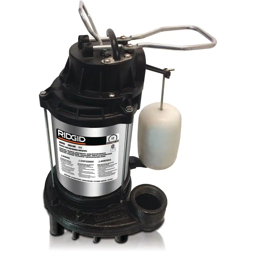 Ridgid 1/2 HP Stainless Steel Dual Suction Sump Pump