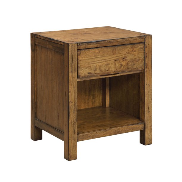 Better Homes & Gardens Bryant Nightstand. Rustic Maple Brown Finish