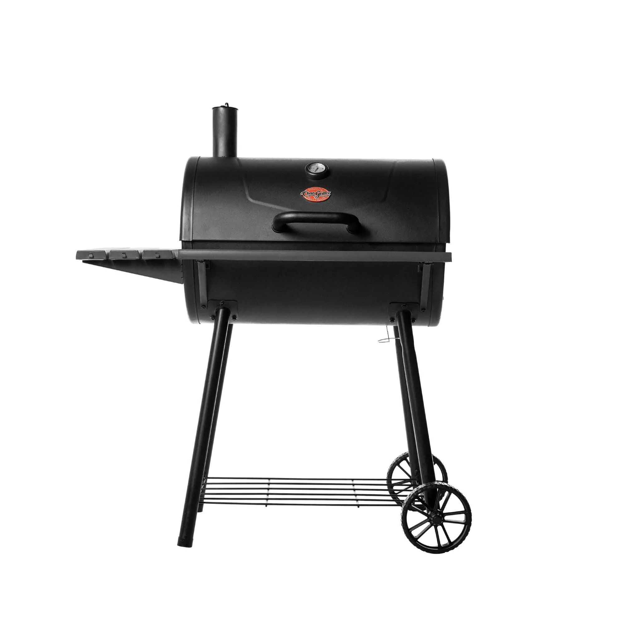Char-Griller 30-in Super Pro Black Barrel Charcoal Grill