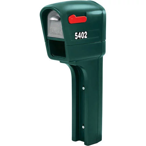 MailMaster Plus Plastic Mailbox with Spruce Finish