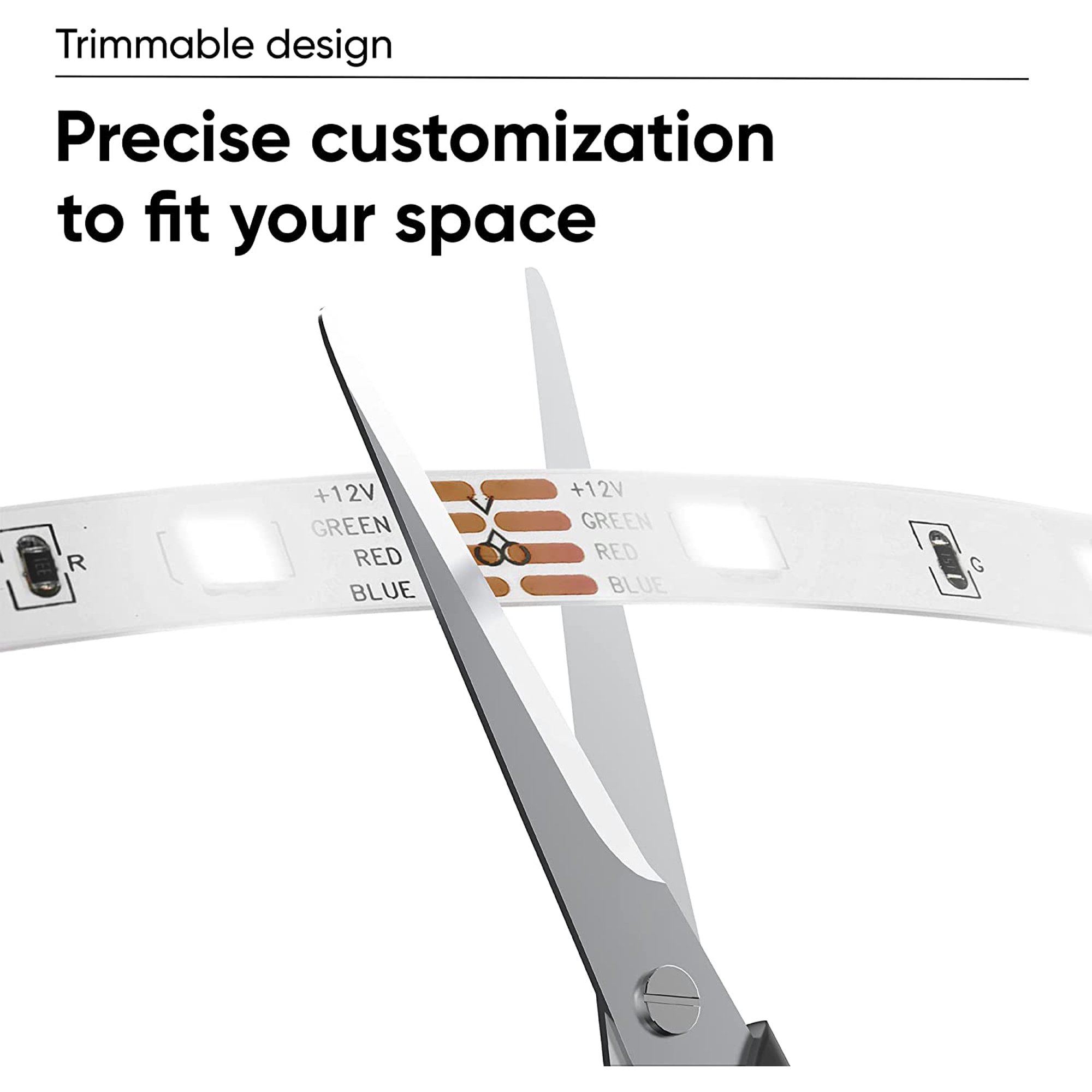 Wyze Light Strip. 32.8 Ft. Wi-Fi LED Light Strip with App Control. Works with Alexa and Google Assistant